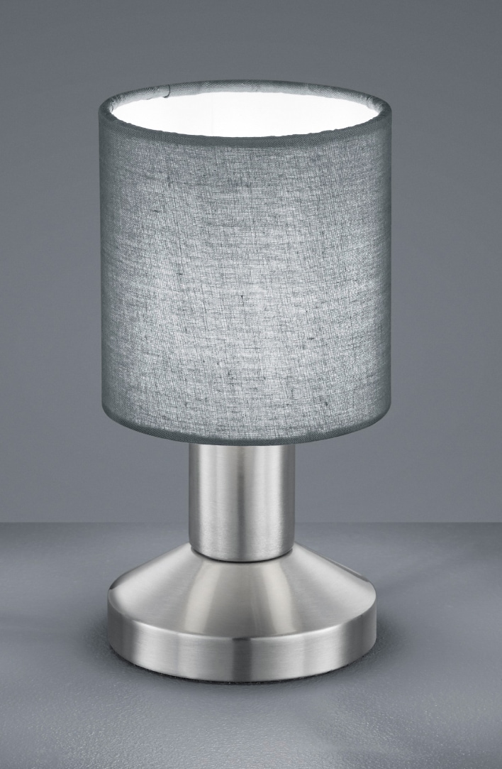 TRIO Leuchten LED Tischleuchte »Garda«, 1 flammig-flammig, Tischlampe mit ON/OFF Touchsteuerung, inkl 1xE14 3W, Ø 9cm Höhe 18 cm
