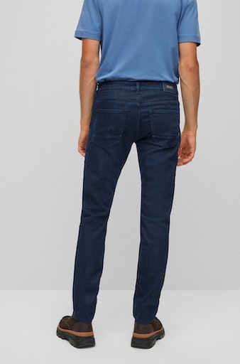 BOSS ORANGE Slim-fit-Jeans "Delaware BC-L-C", mit Leder-Badge günstig online kaufen