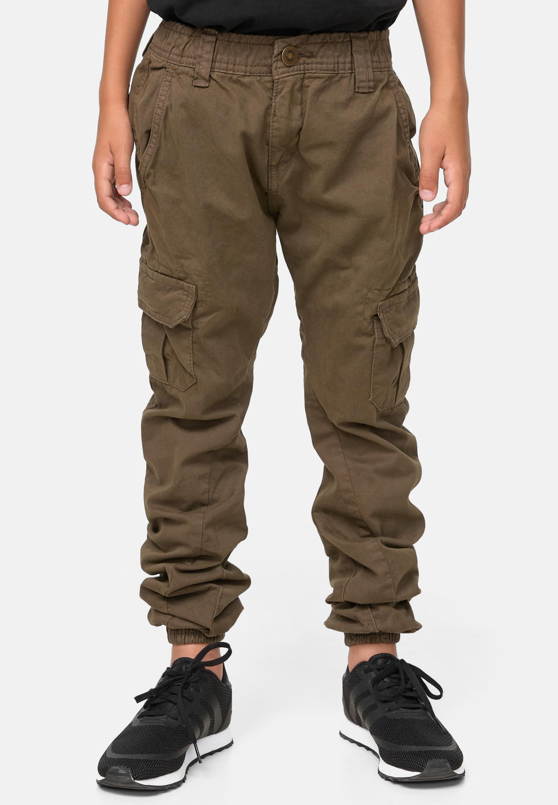 URBAN CLASSICS Stoffhose »Urban Classics Herren Boys Cargo Jogging Pants«, (1 tlg.)