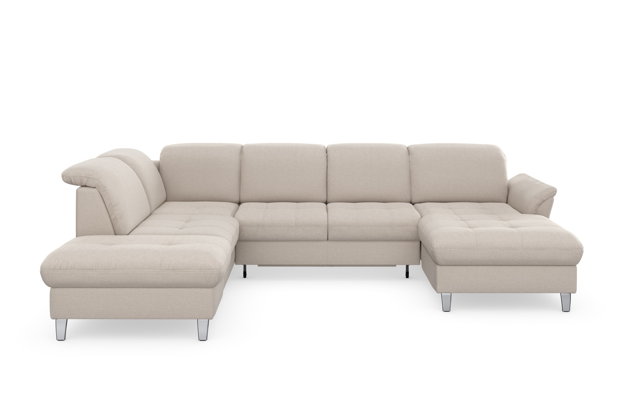 sit&more "Maggiore U-Form" wahlweise mit Kopfteilverstellung, Bettfunktion günstig online kaufen