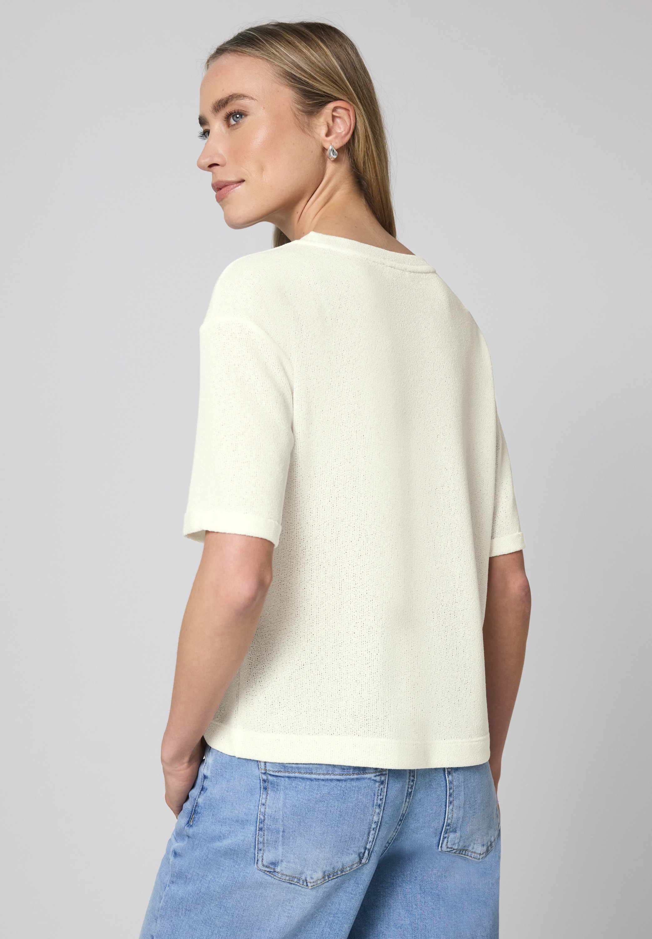 STREET ONE T-Shirt aus softer Viskose