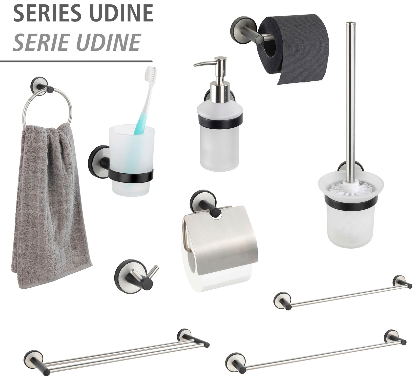 WENKO Doppelhaken »UV-Loc® Udine«, ohne Bohren