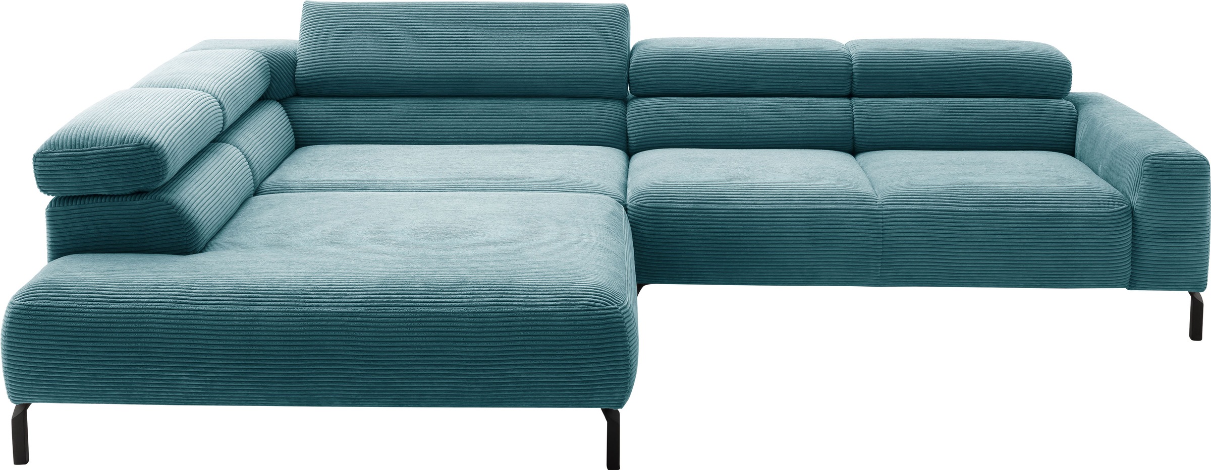 Places of Style Ecksofa "Antonelli, L-Form, inkl. Kopfteilverstellung, Brei günstig online kaufen