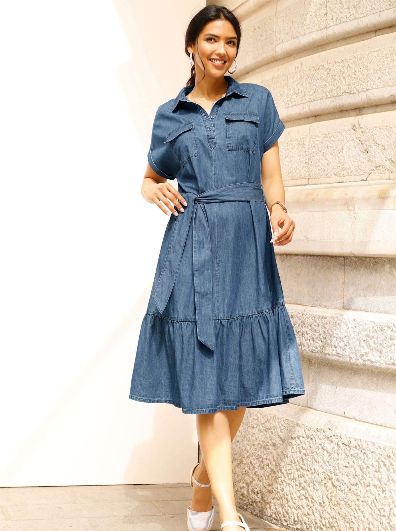 Classic Basics Jeanskleid "Jeans-Kleid" günstig online kaufen