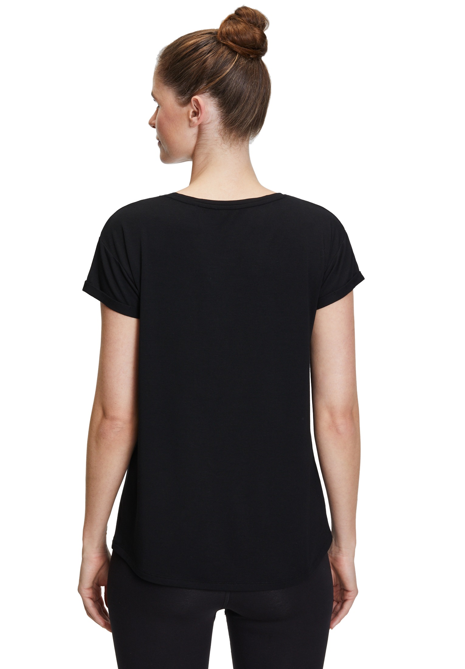 Betty Barclay Kurzarmshirt »Betty Barclay Damen Rundhals-Shirt mit Raffung«, (1 tlg.), Druck