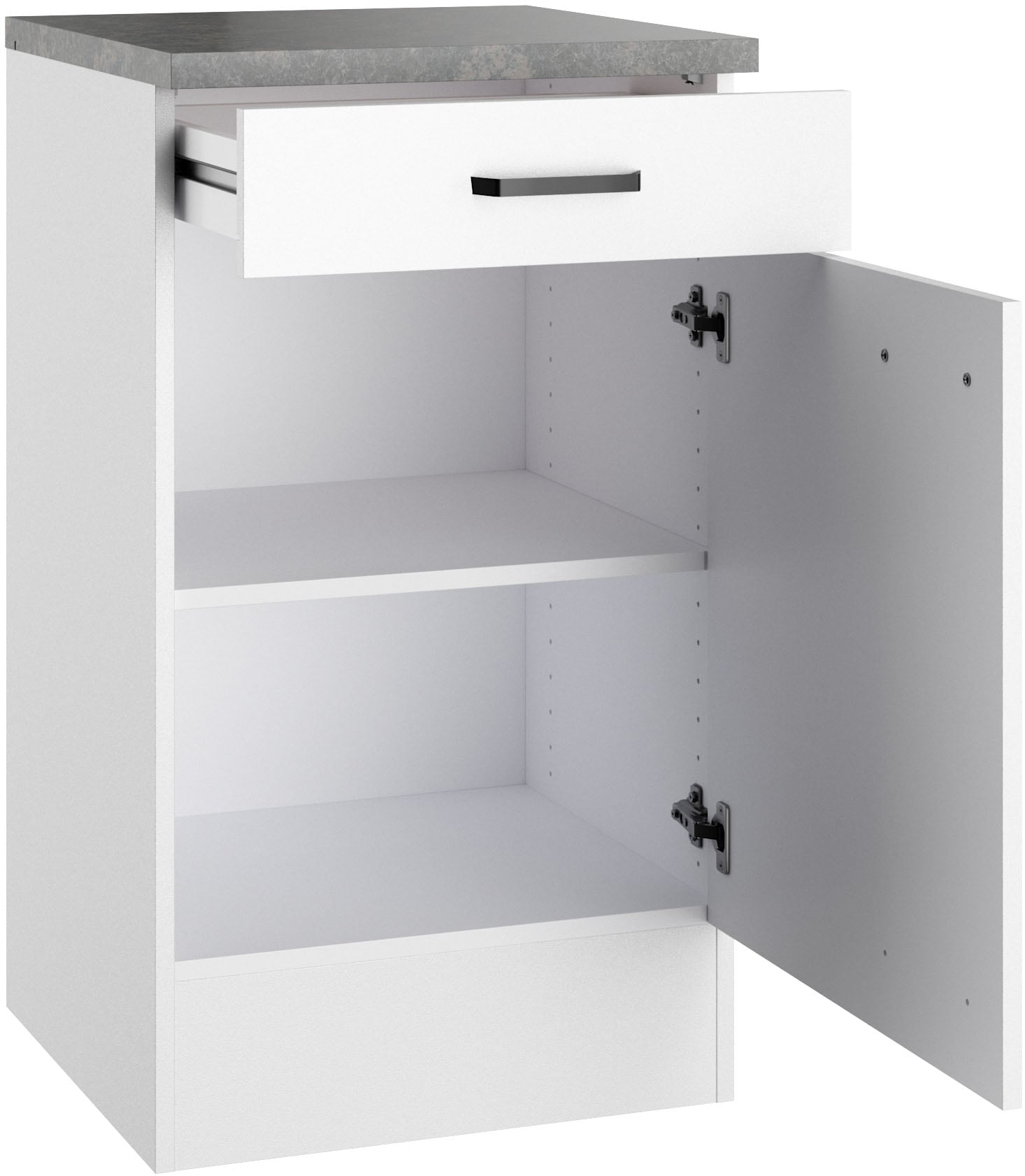 OPTIFIT Unterschrank »OPTImulti« Breite 50 cm, Tiefe 50 cm, mit 1 Tür, 1 Schubkasten, 1 Einlegeboden