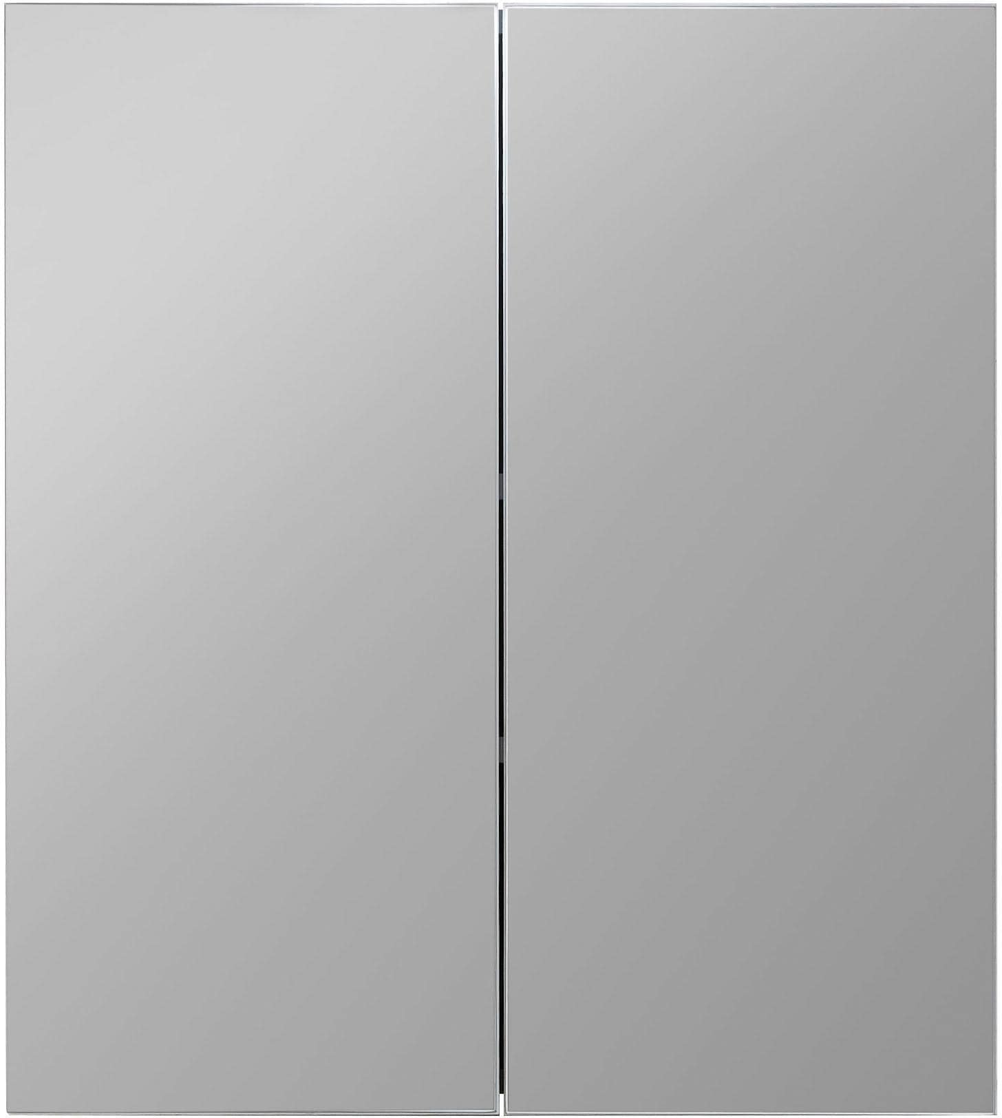 INOSIGN Spiegelschrank "Sovana", Badschrank wahlweise mit oder ohne Beleuchtung - (B/T/H) 60/18/67 cm