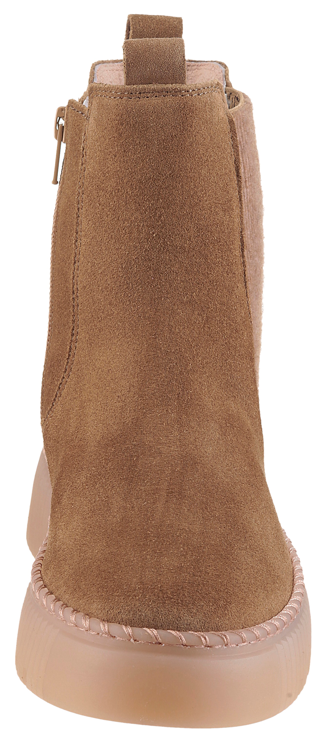 Gabor Chelseaboots  , Plateau, Stiefelette mit Stretcheinsatz an der Außenseite