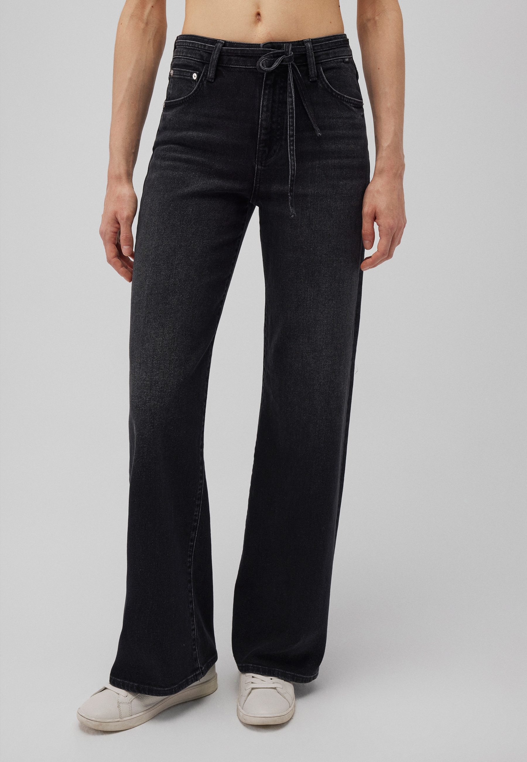 Mavi Loose-fit-Jeans »MALIBU WITH BELT«, Loose Wide Leg Jeans