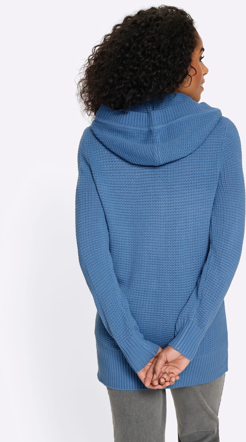 Classic Basics Kapuzenstrickjacke