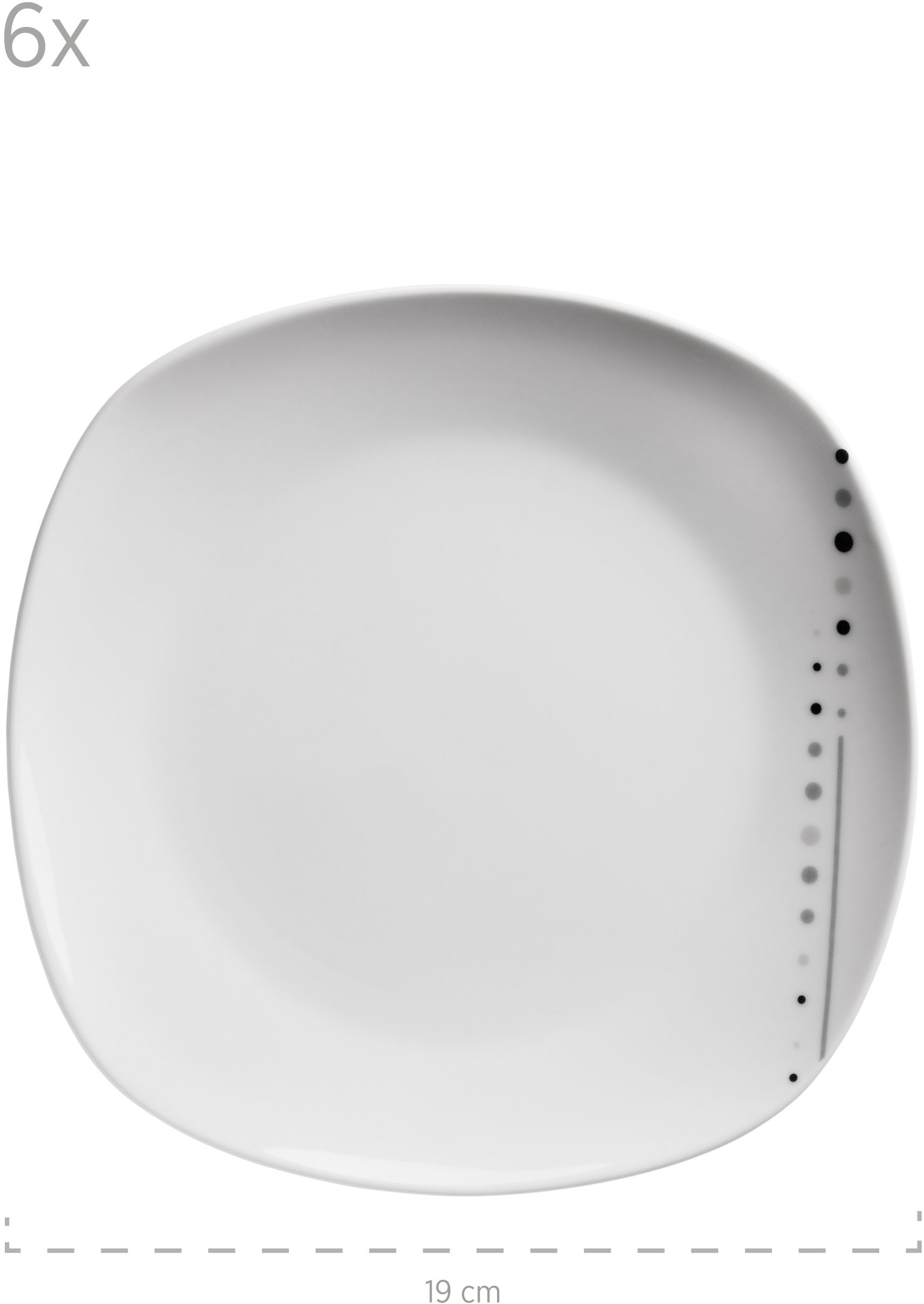 MÄSER Teller-Set »FADILLA, Geschirr-Set, Porzellan«