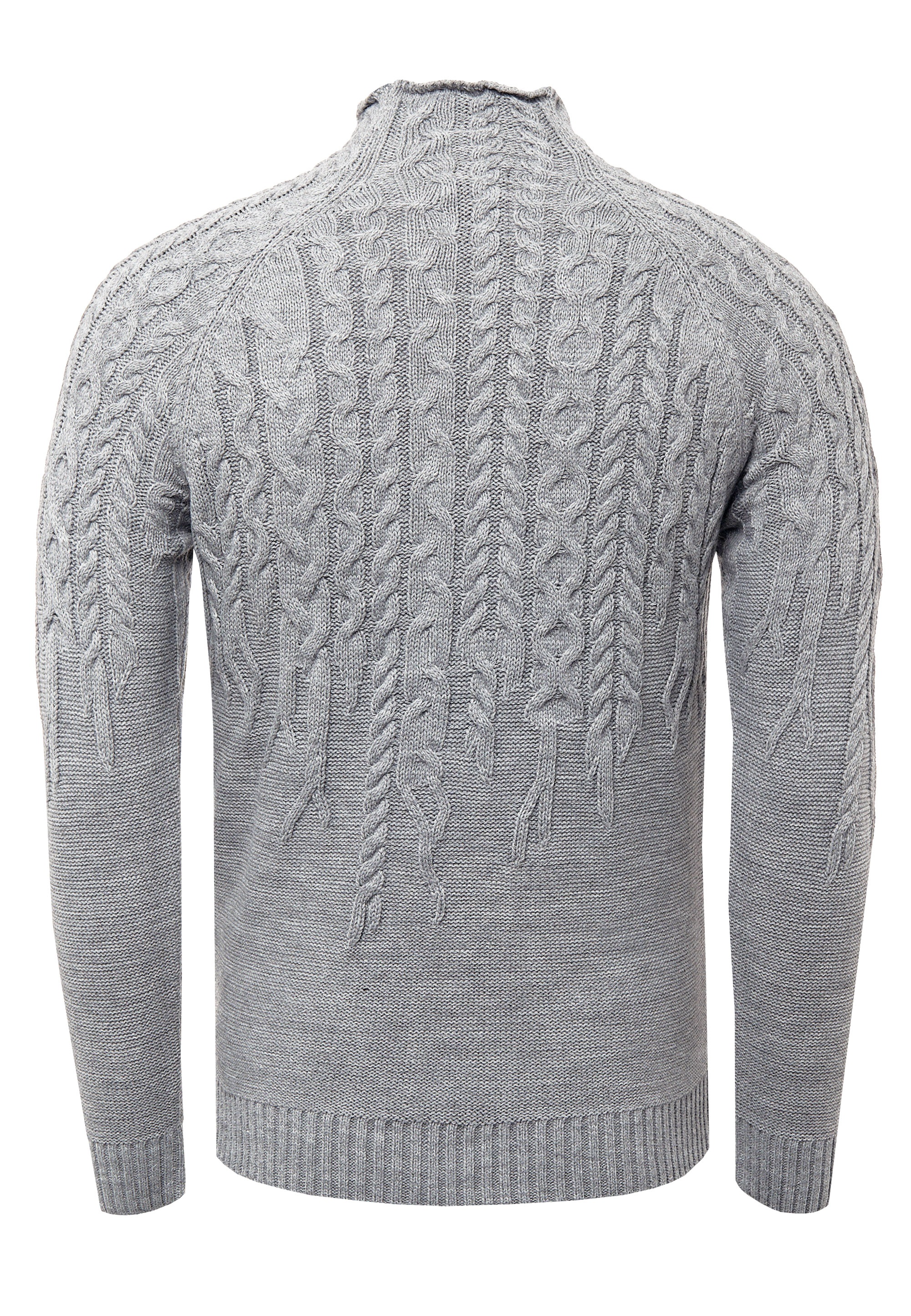 Rusty Neal Strickpullover, mit modischen Zopfmustern