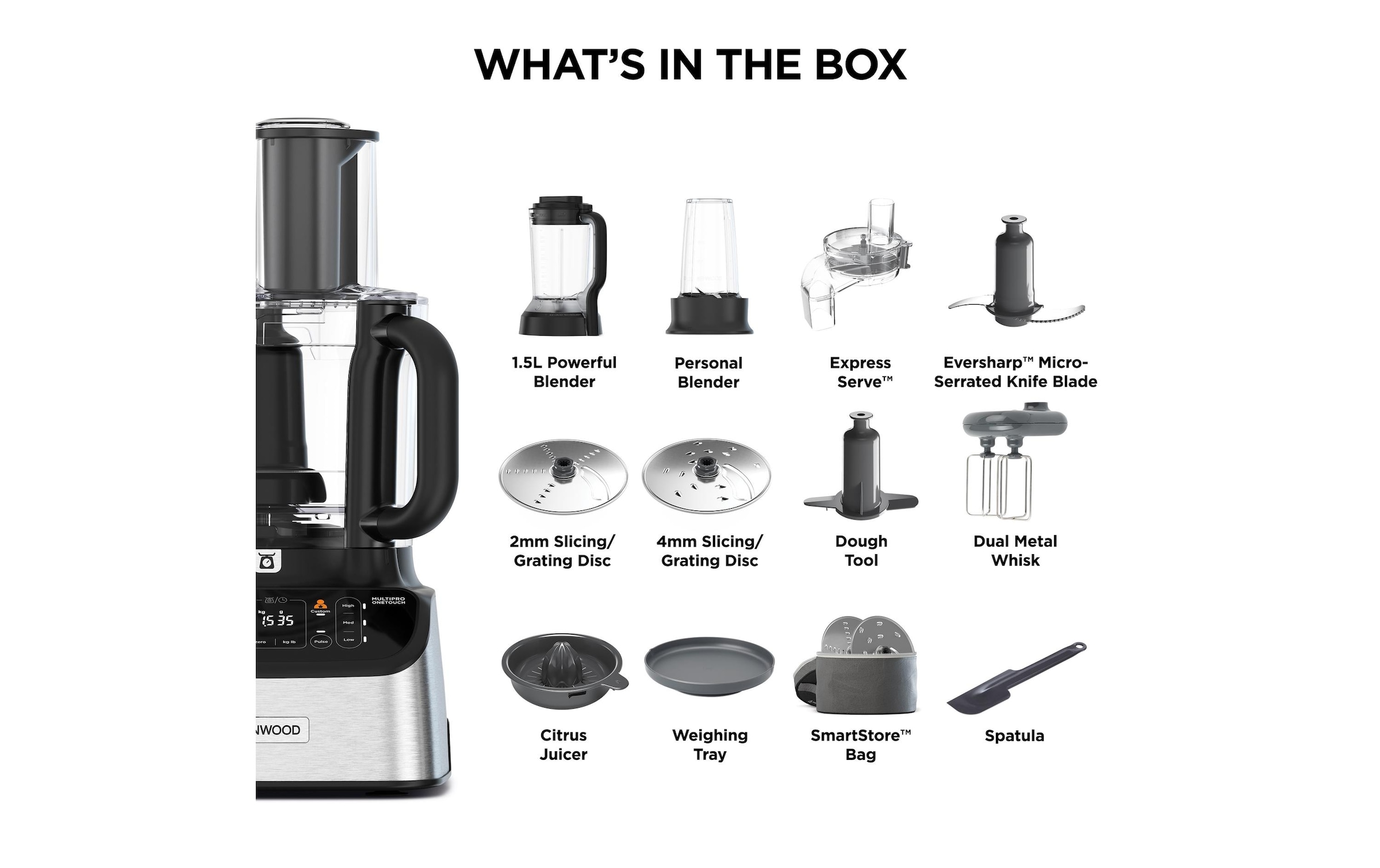 Kenwood Küchenmaschine »MultiPro One Touch FDM73.850SS«