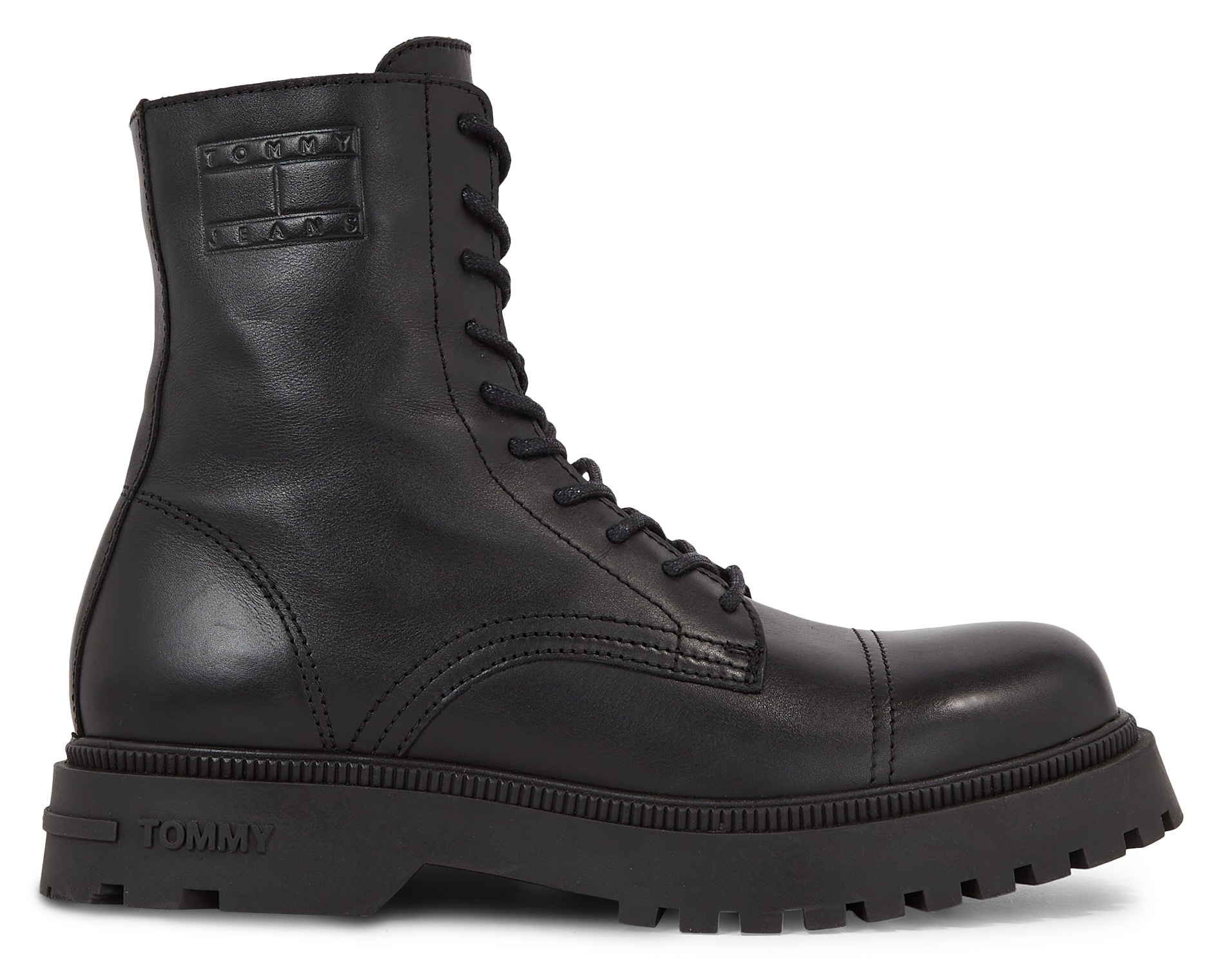 Tommy Jeans Schnürstiefelette "TJM CASUAL BOOT", mit seitlicher Logoprägung günstig online kaufen