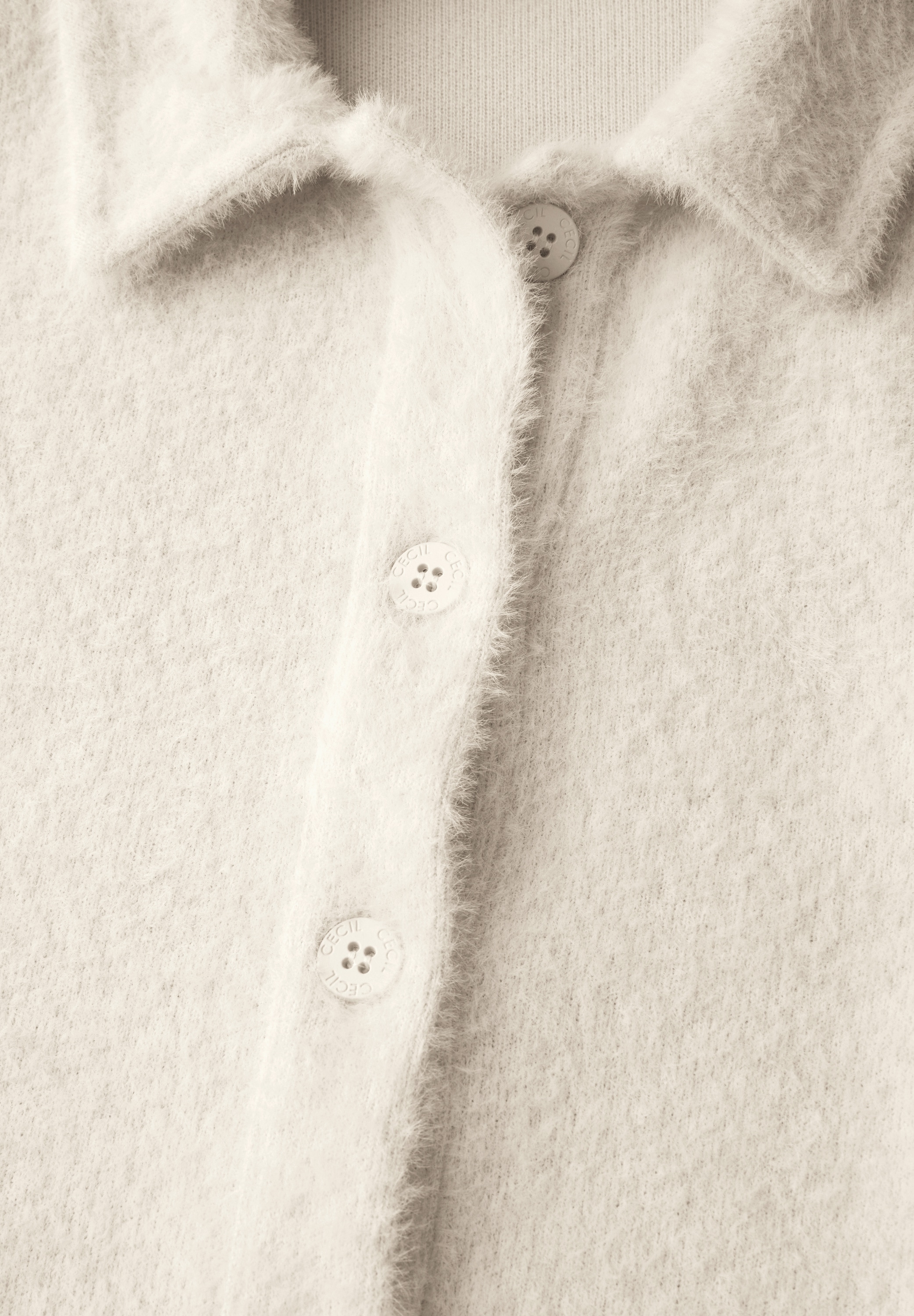Cecil Cardigan, aus softem Materialmix