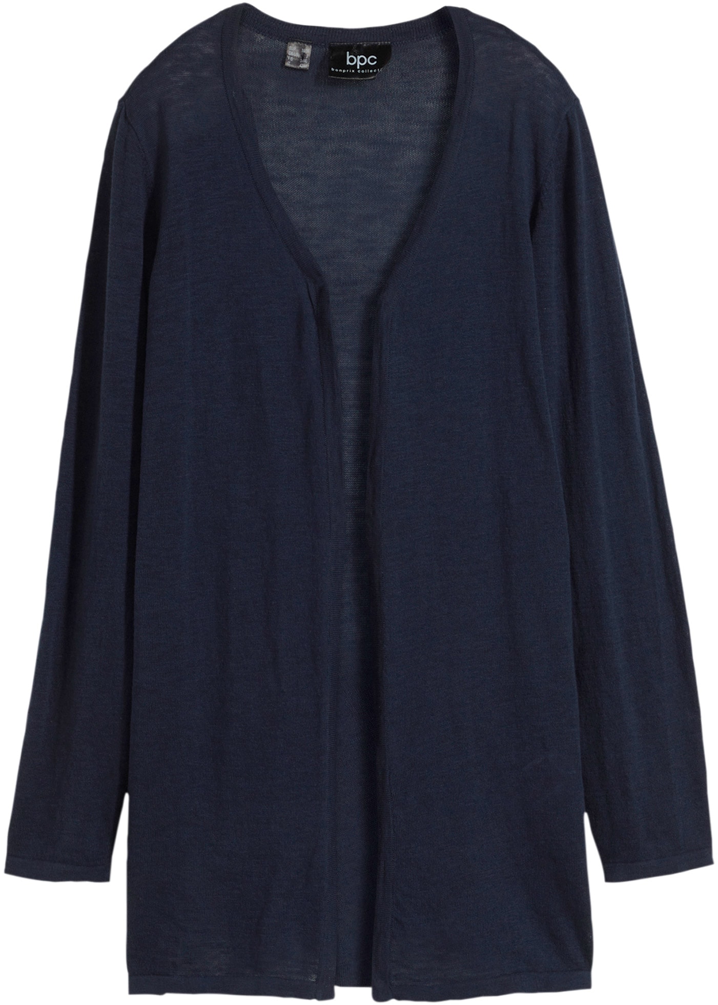 bonprix Strickjacke , Strickjacke aus reiner Baumwoll-Slub Qualität
