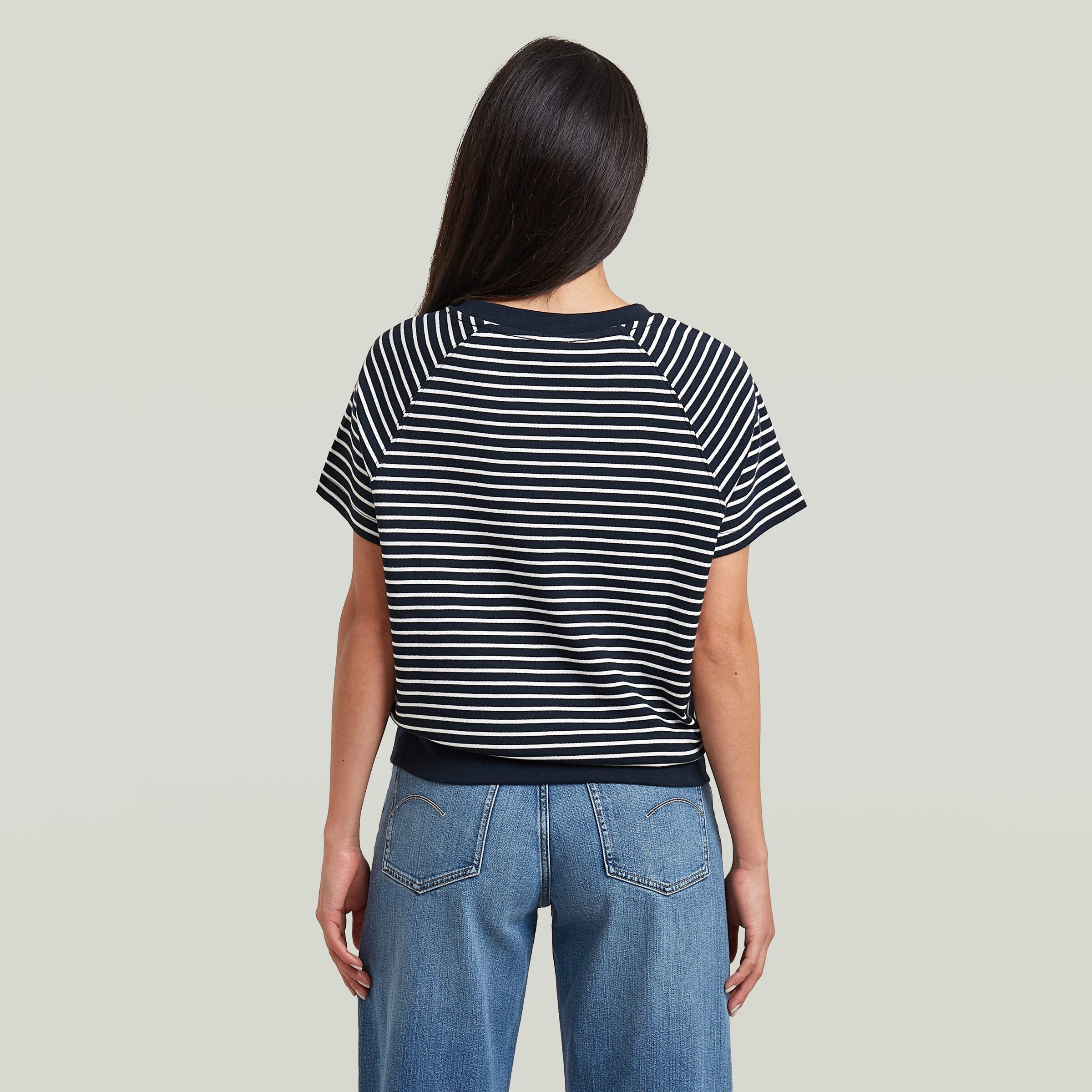 G-STAR T-Shirt "Raglan" Rundhalsform, mit angesetztem Bündchen günstig online kaufen