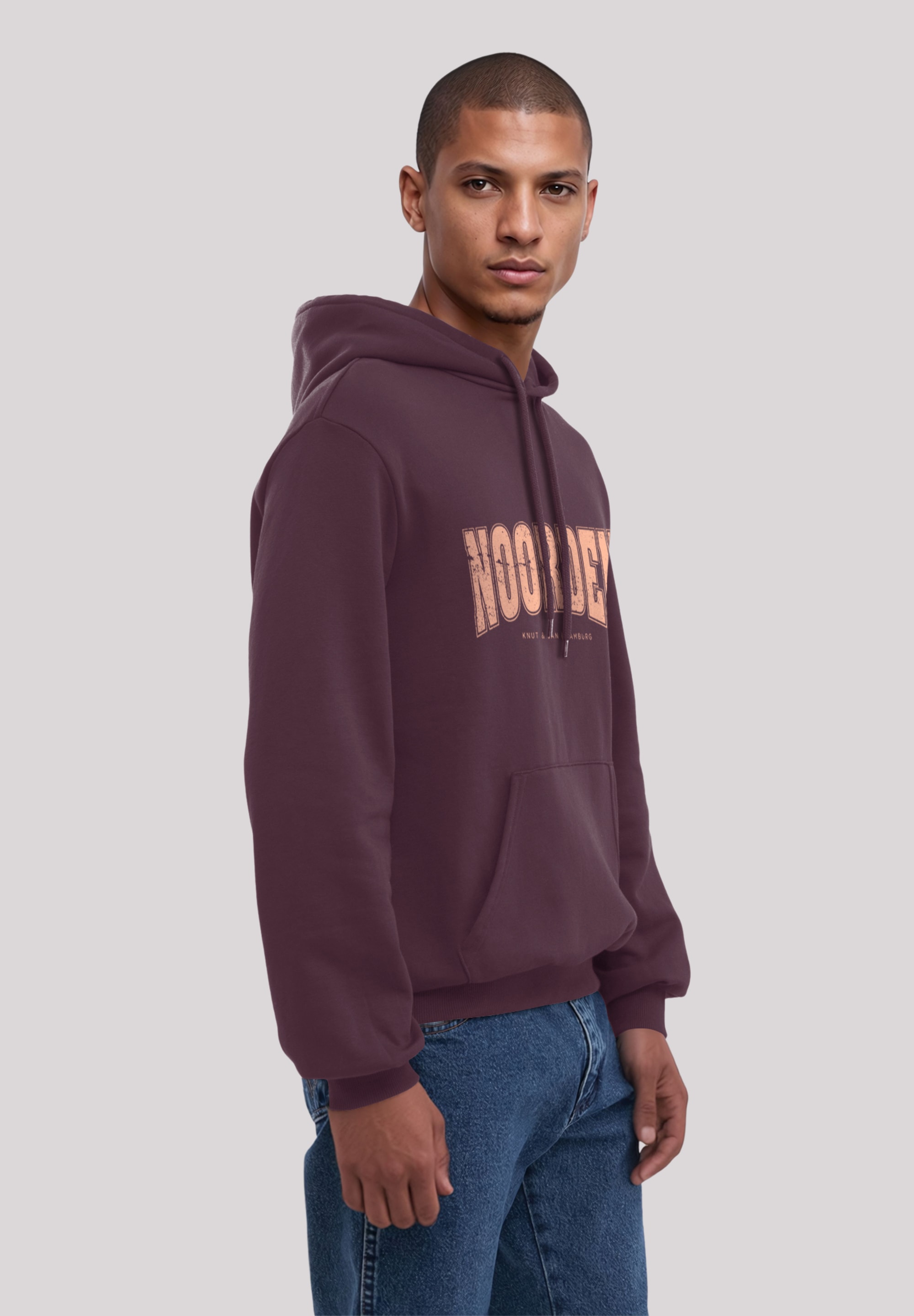 F4NT4STIC Kapuzenpullover »Knut & Jan Hamburg Noorden Collegiate«, Premium Qualität