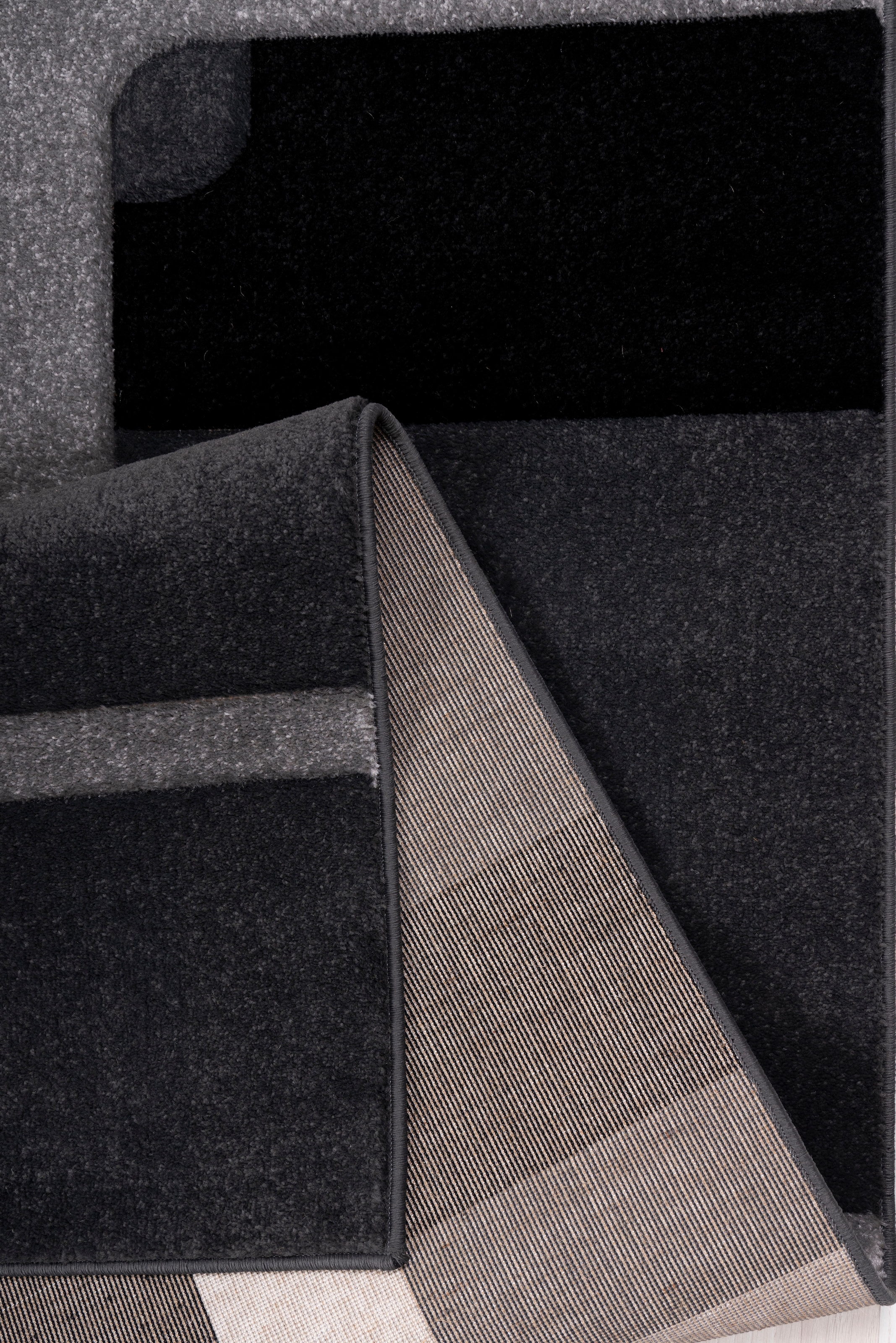 my home Läufer »Maxim«, rechteckig, 12 mm Höhe, Hoch-Tief-Effekt, Kurzflor, 3D-Design