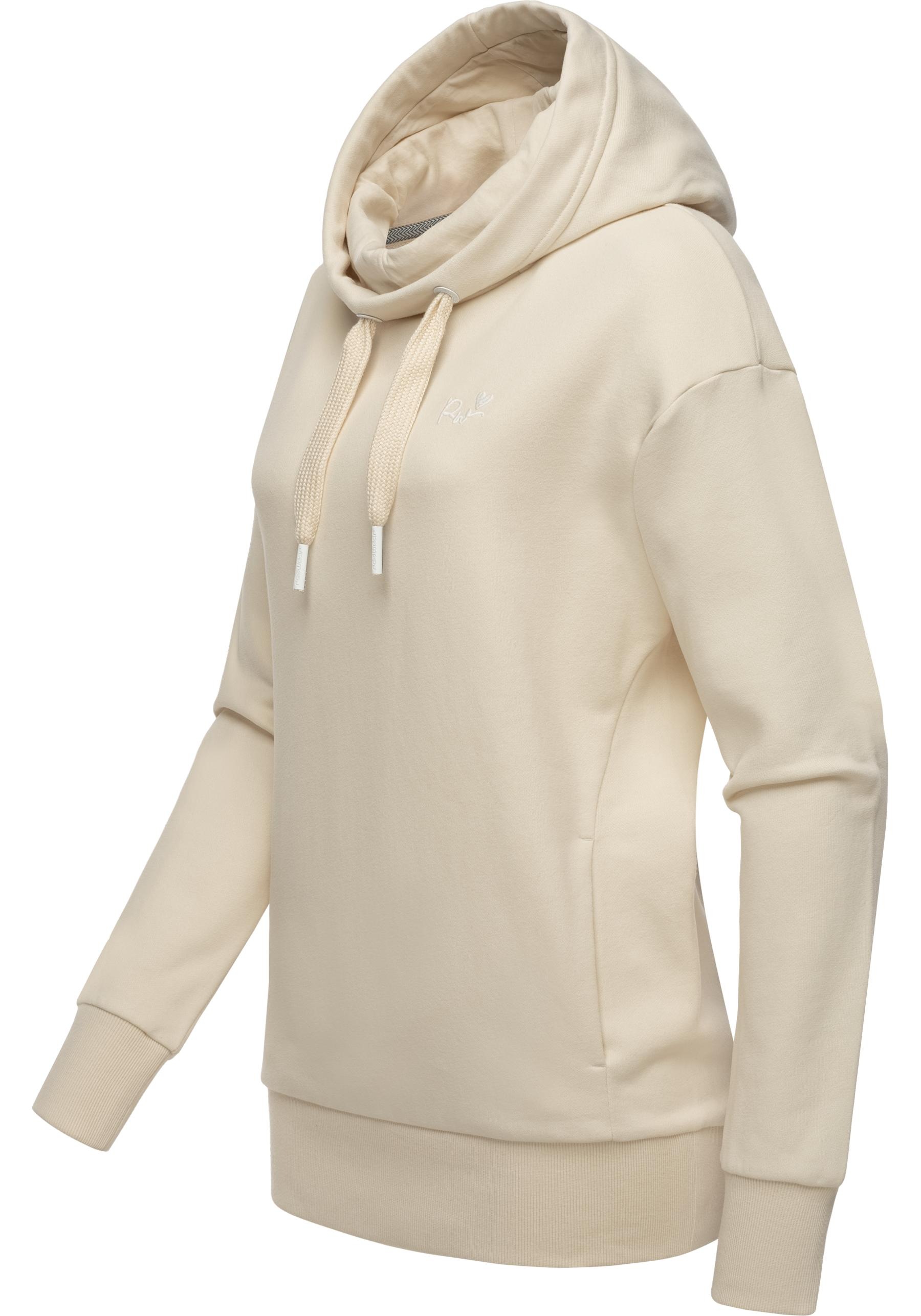 Ragwear Stehkragenpullover »Yodis«, modischer Kapuzenpullover mit hohem Kragen