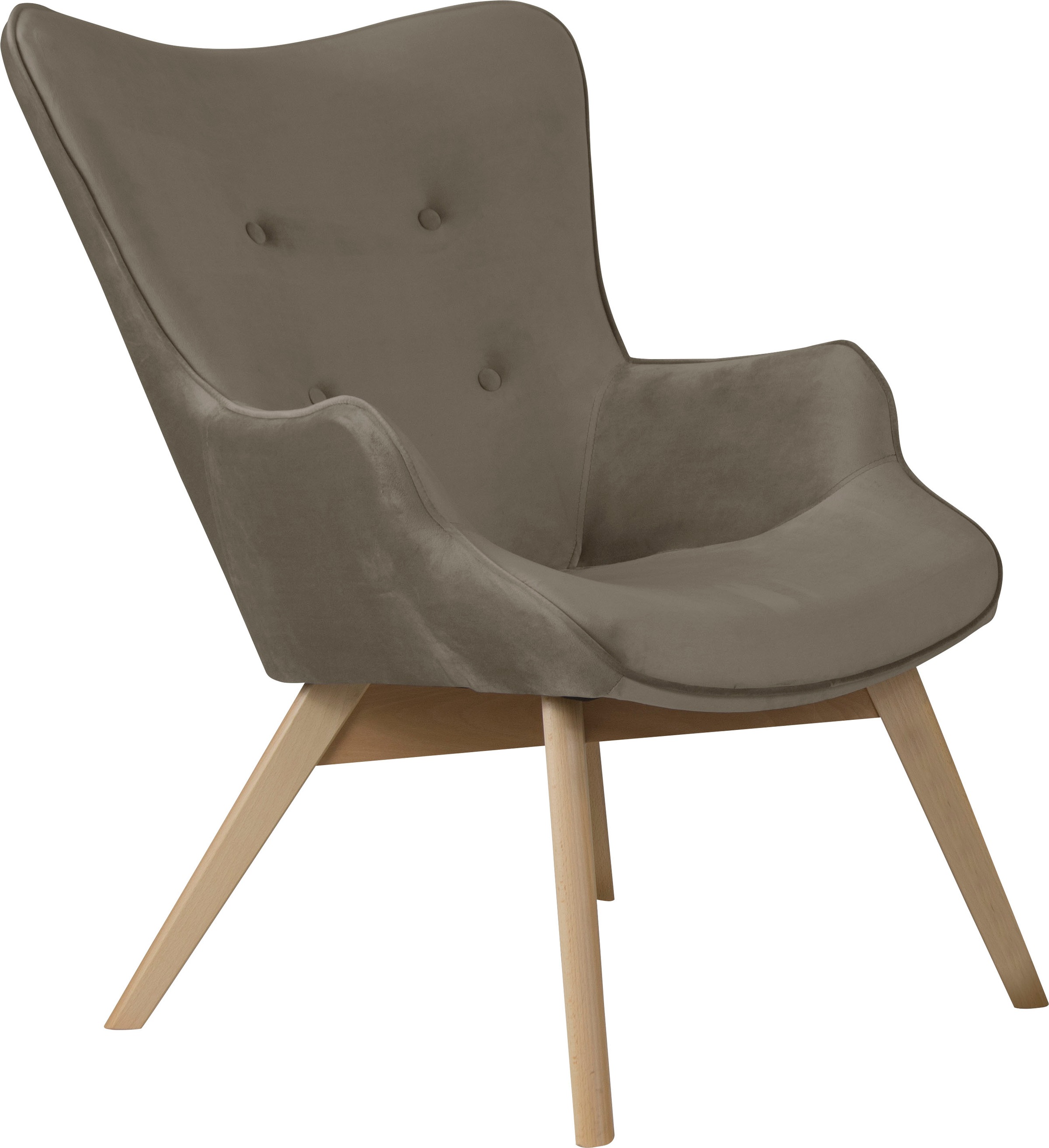 Home affaire Sessel "Nicko" wahlweise mit und ohne Hocker günstig online kaufen