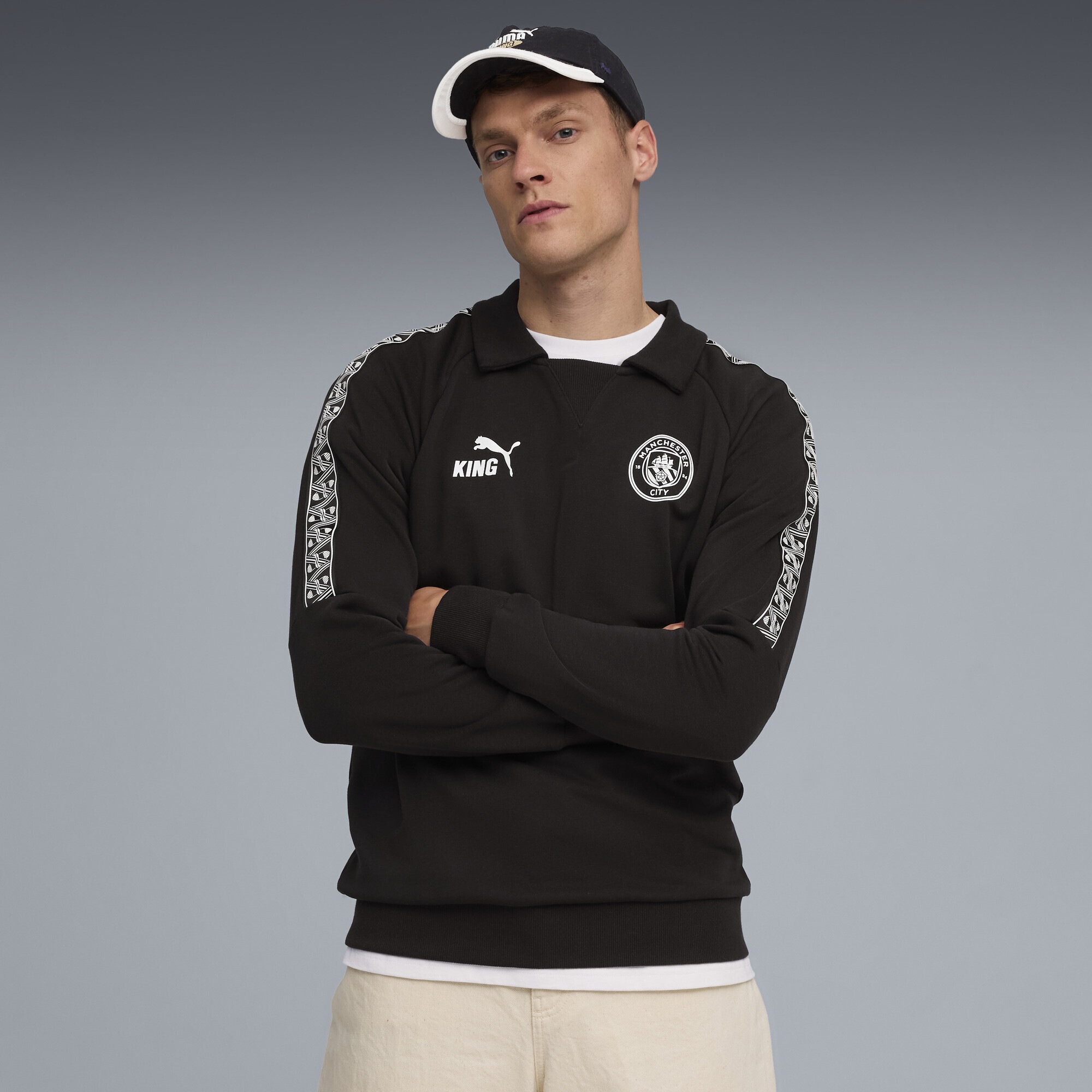 PUMA Sweatshirt "Manchester City KING Drill Top Herren" günstig online kaufen
