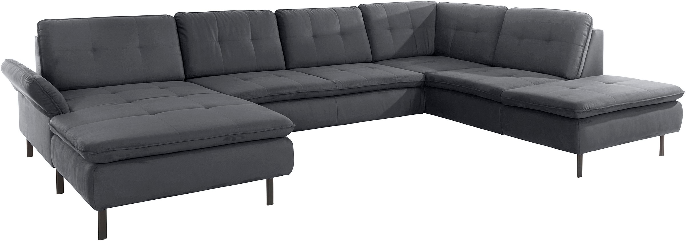 INOSIGN Wohnlandschaft »Birkholm U-Form«, Armlehnverstellung, auch in Easy Clean Bezug - mit Wasser zu reinigen