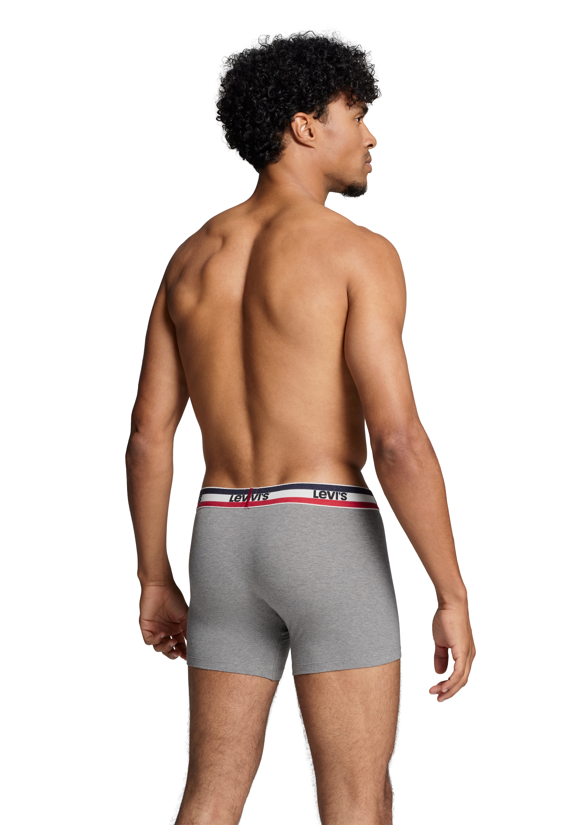 Levi's® Boxershorts »LEVIS MEN SPW LOGO BOXER BRIEF ORG 2P«, (Packung, 2er Pack), mit breitem Logobund