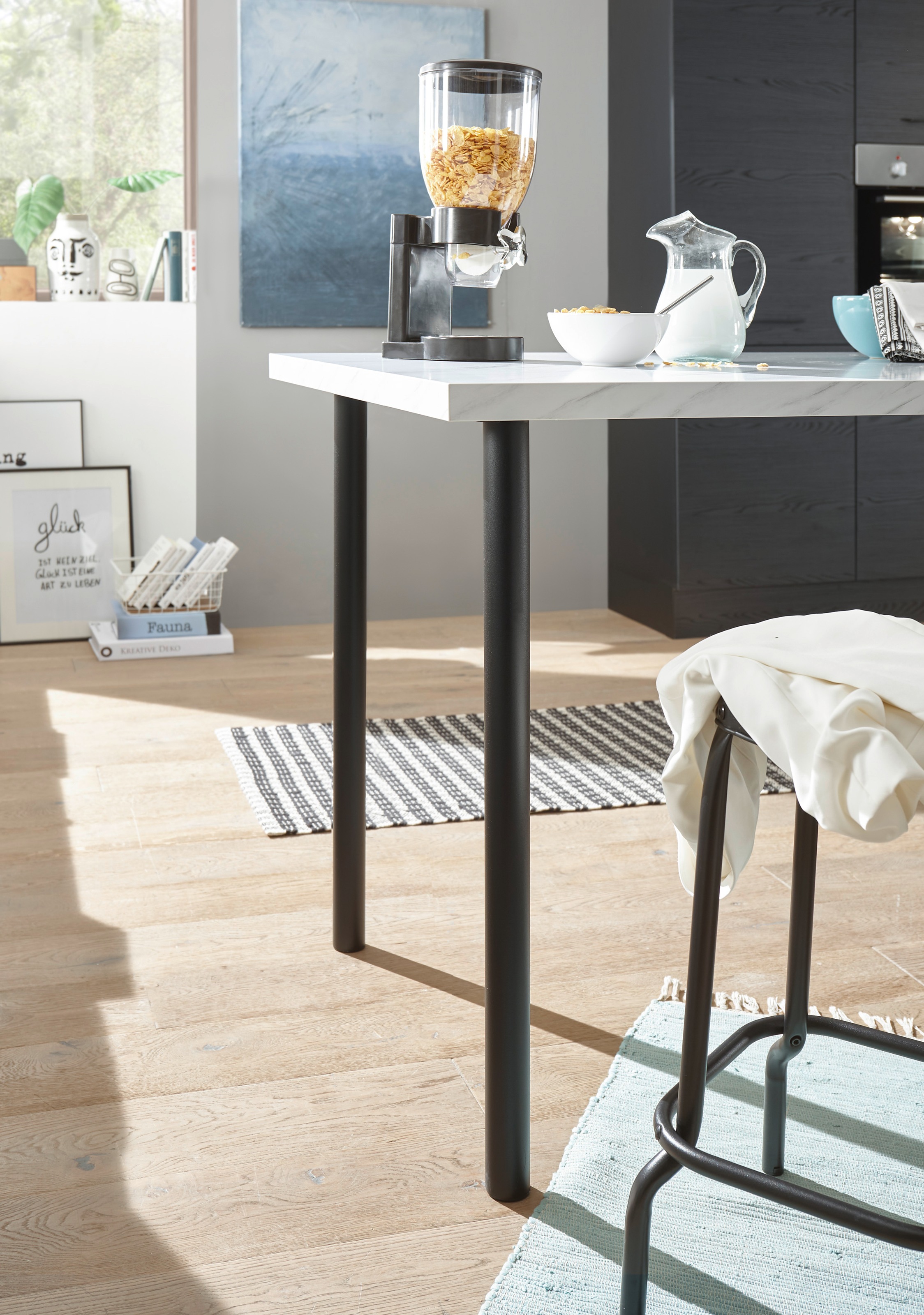 Thumbnail - BASIC by Balculina Kücheninsel "Yorki Kücheninsel" Breite 180 cm, Stauraum und Essplatz