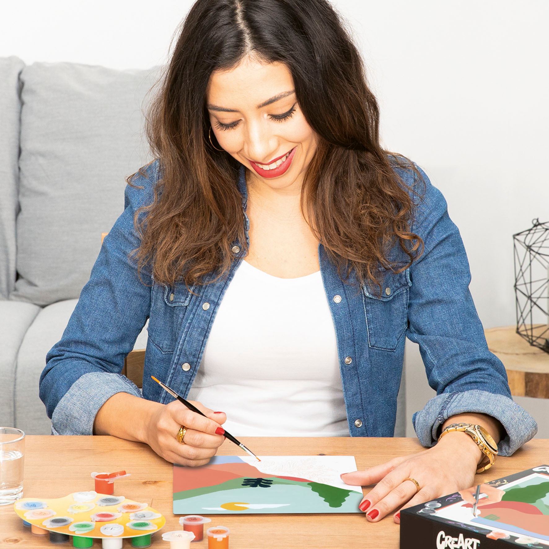 Ravensburger Malen nach Zahlen »CreArt, At the Lake«, Made in Europe