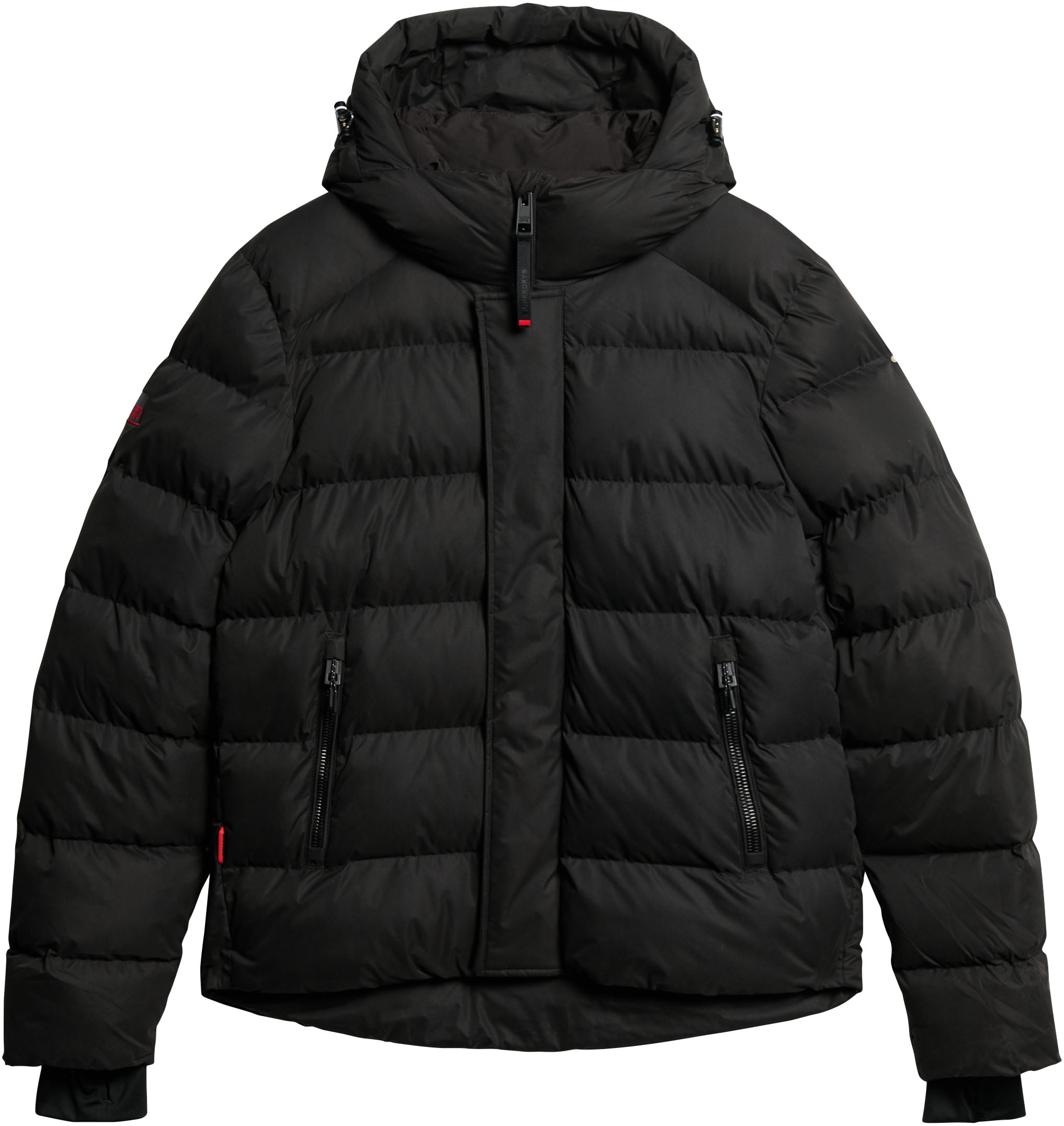 Superdry Steppjacke »HOODED MICROFIBRE SPORT PUFFER«, mit Kapuze