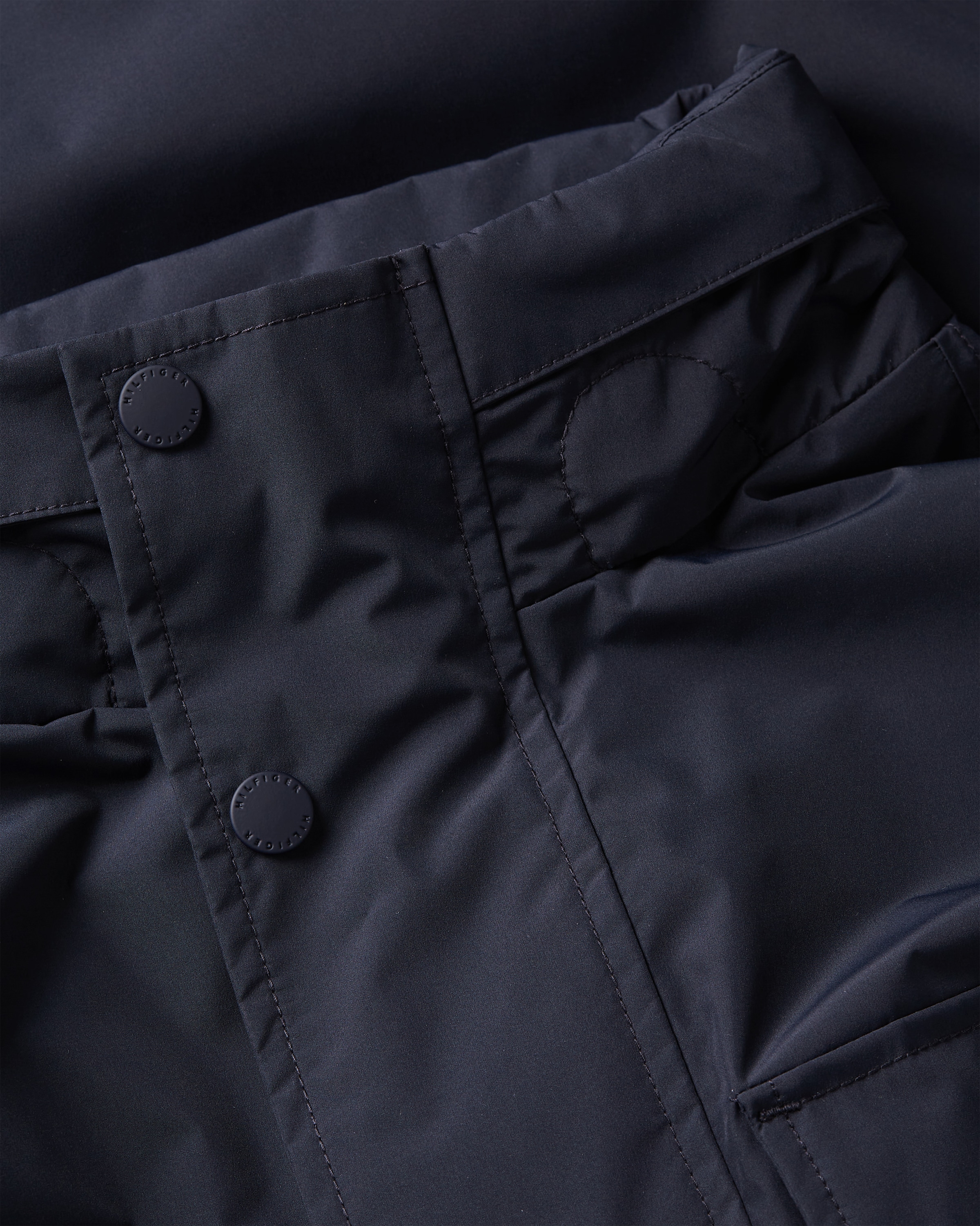 Tommy Hilfiger Fieldjacket »PACKABLE FIELD JACKET«, mit Kapuze, Kapuze im Kragen verstaubar