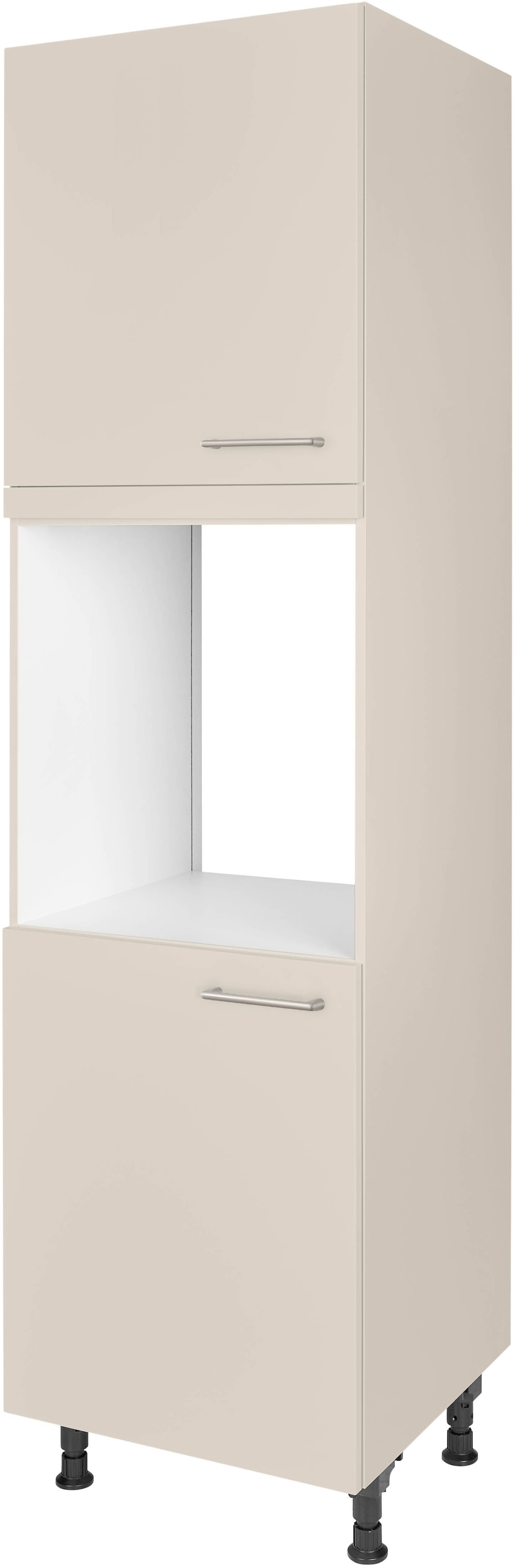 nobilia® Backofenumbauschrank »"Laser", Ausrichtung wählbar, mit zwei zusätzlichen Türen,« vormontiert, Breite/Höhe: 60/167,8 cm