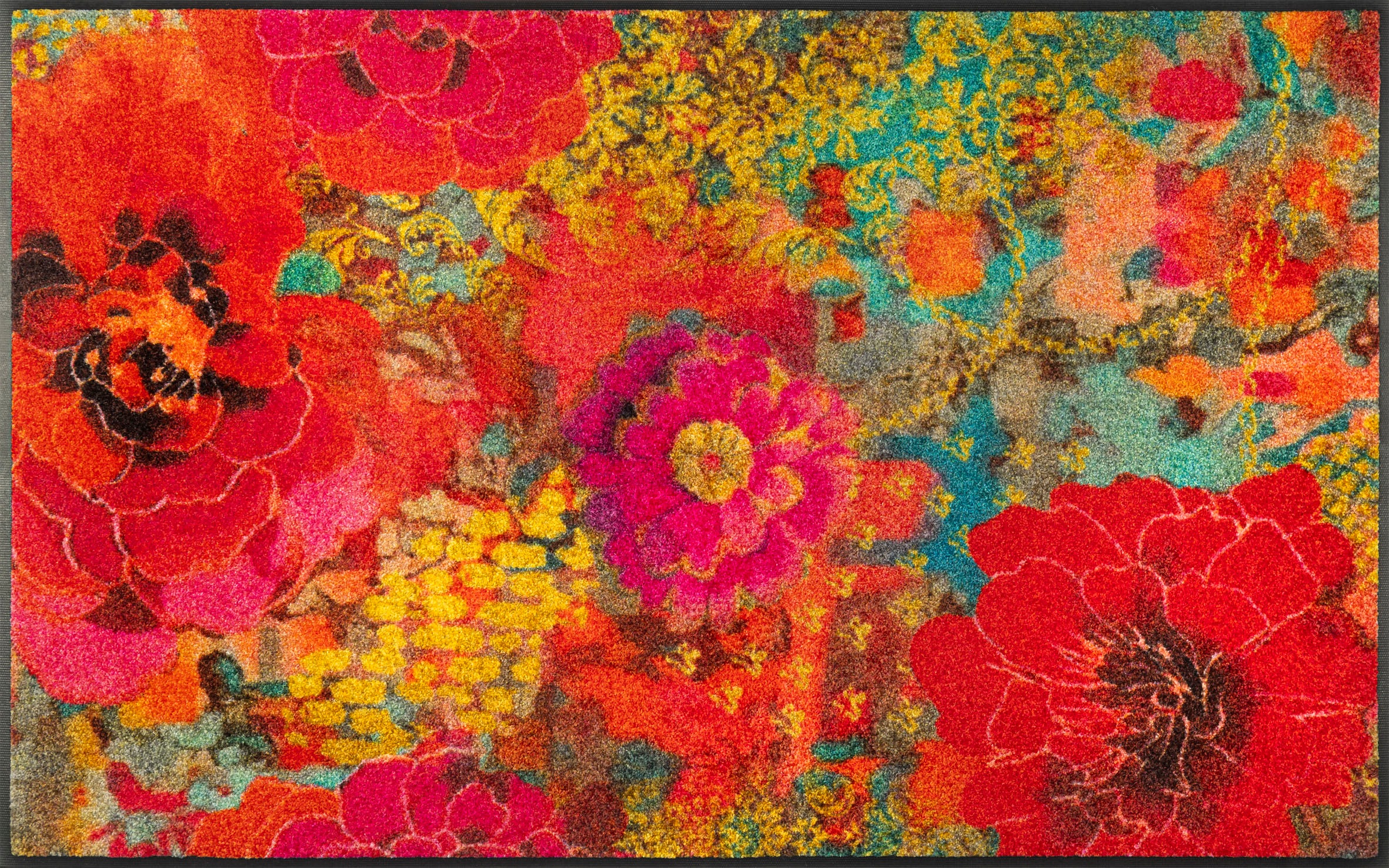 wash+dry by Kleen-Tex Teppich "Flowerchains" rechteckig günstig online kaufen