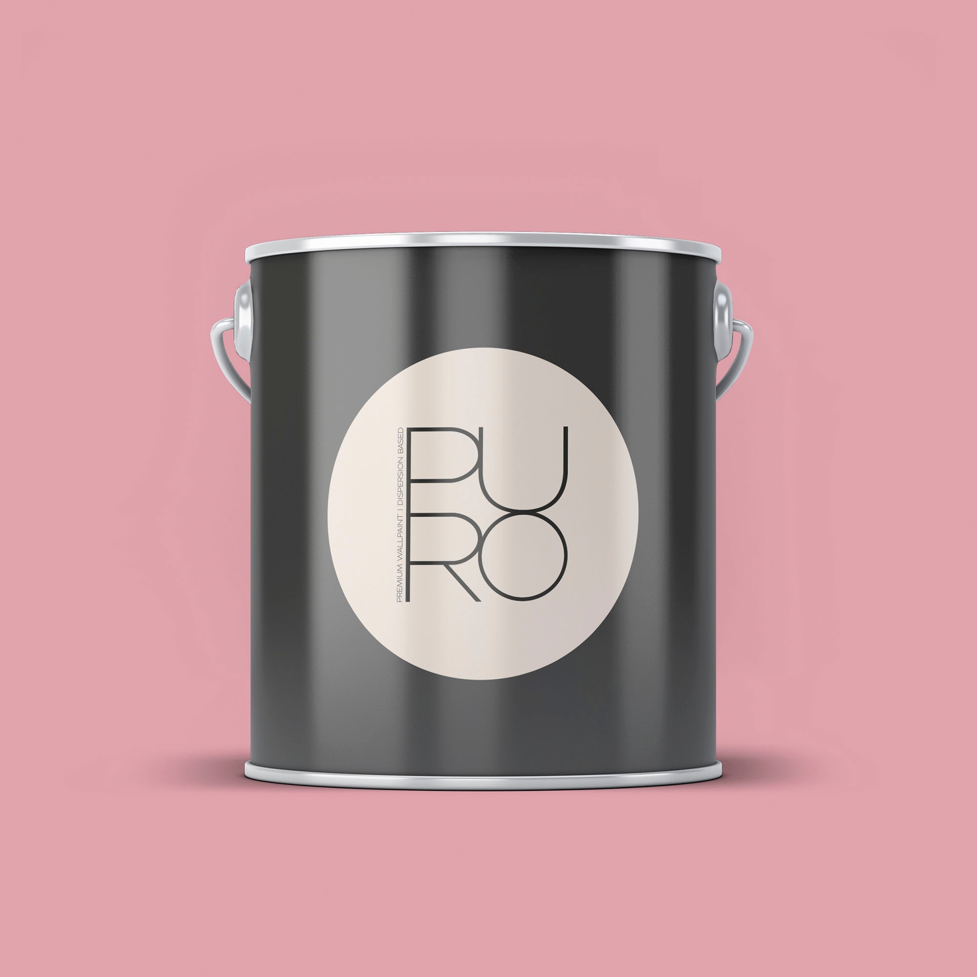 A.S. CRÉATION Wandfarbe "Premium Innenwandfarbe PURO Tuchmatt peachy pink", 2,5 l 2,5mlc2031 peachy pink, Farben, ideal für Wohnzimmer, Schlafzimmer,