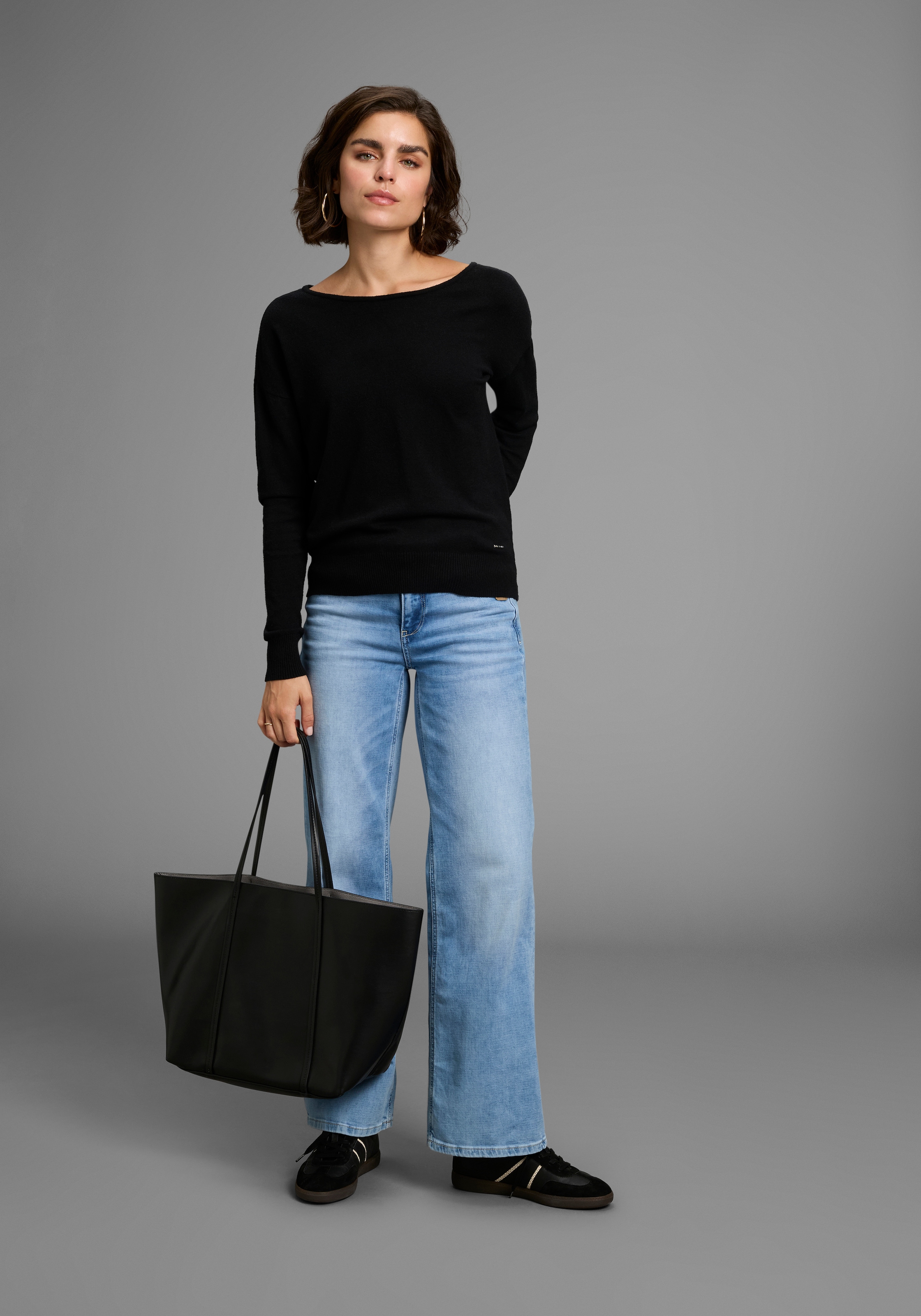 Laura Scott Strickpullover, mit Rückenschnürung - NEUE KOLLEKTION