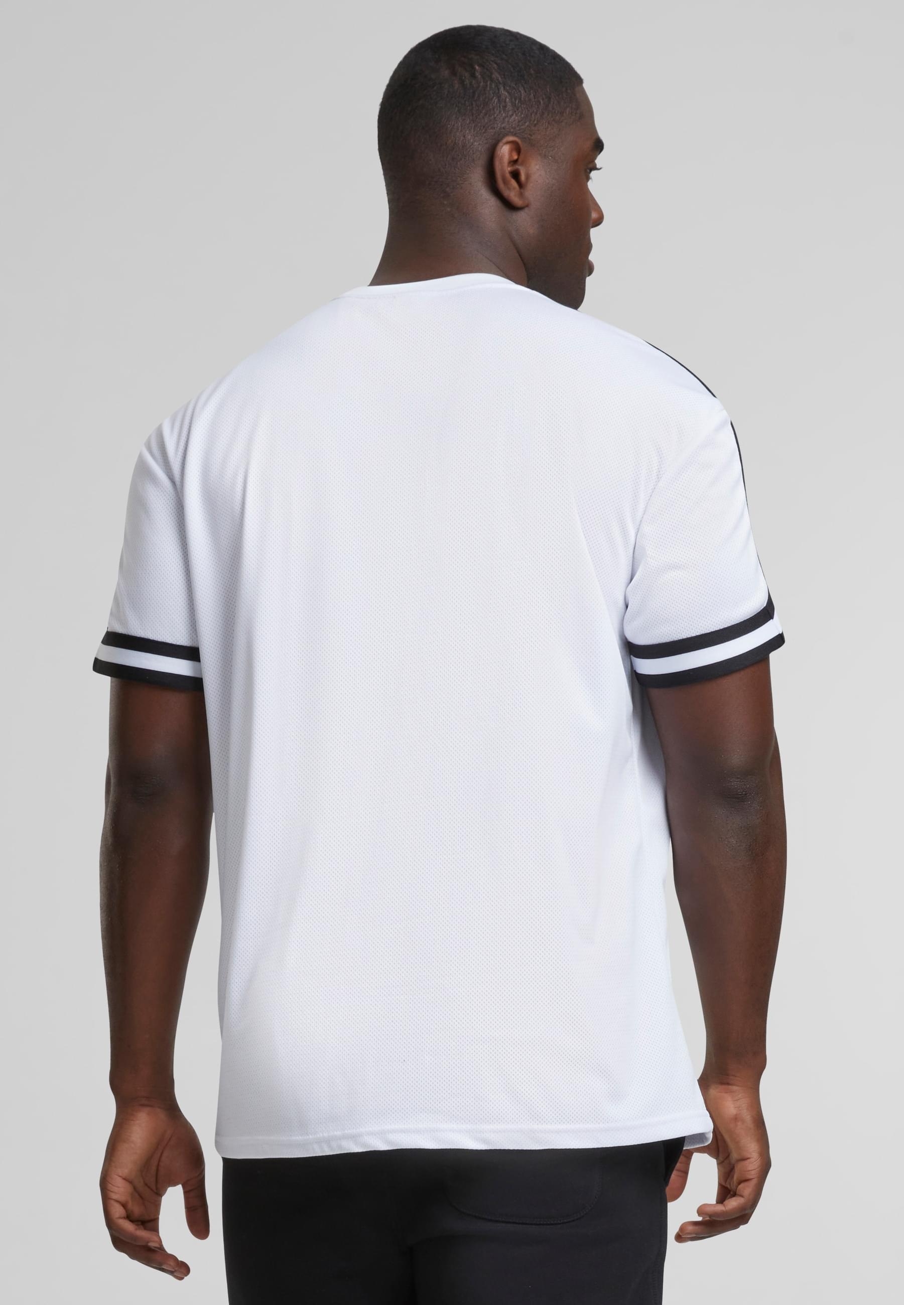 URBAN CLASSICS T-Shirt »Urban Classics Herren Oversized Stripes Mesh Tee«, (1 tlg.)