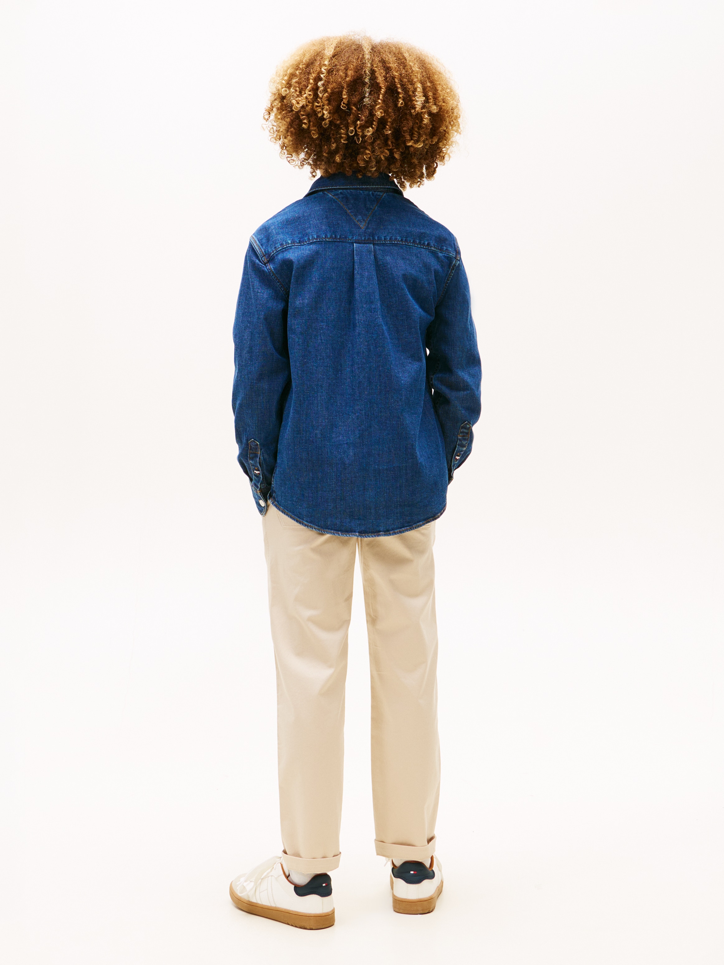 Tommy Hilfiger Jeanshemd »RELAXED DENIM SHIRT« Regular fit, für Kinder bis 16 Jahre
