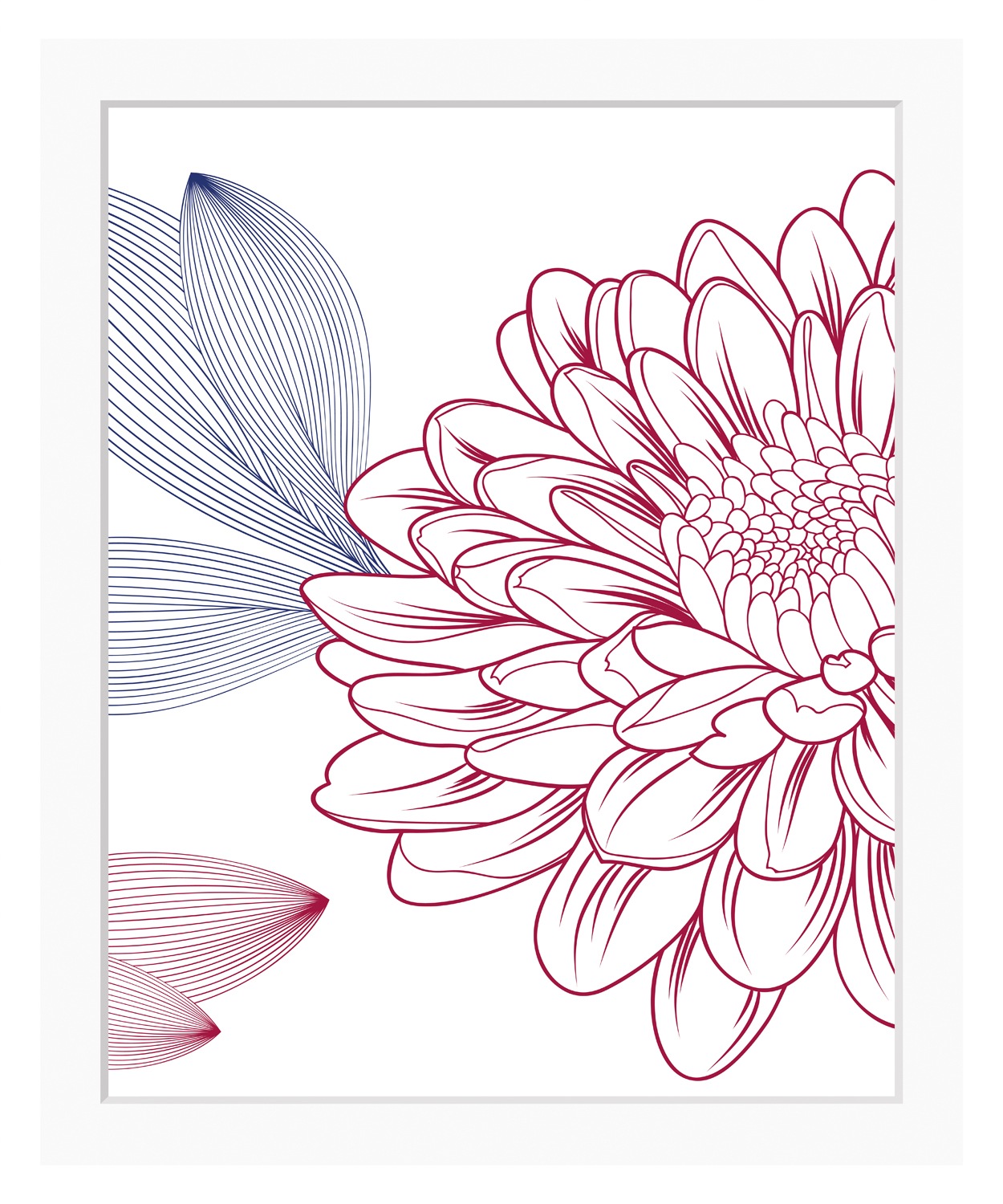 queence Bild "Lia" Blumen  Kunst  Pflanzen  Pflanzenbilder Set, Blumen, ger günstig online kaufen