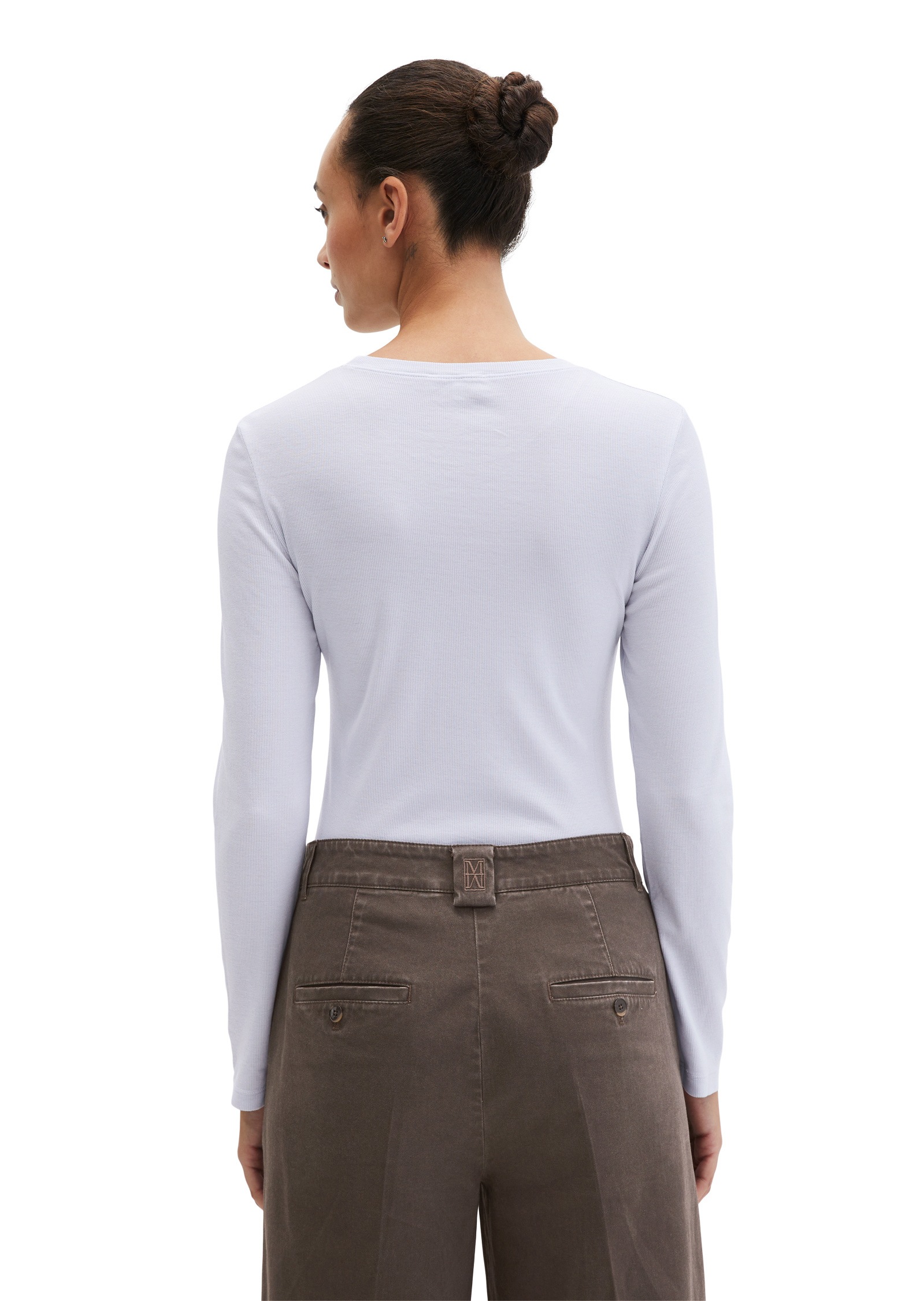 Thumbnail - Marc OPolo Langarmshirt "aus Rippjersey"