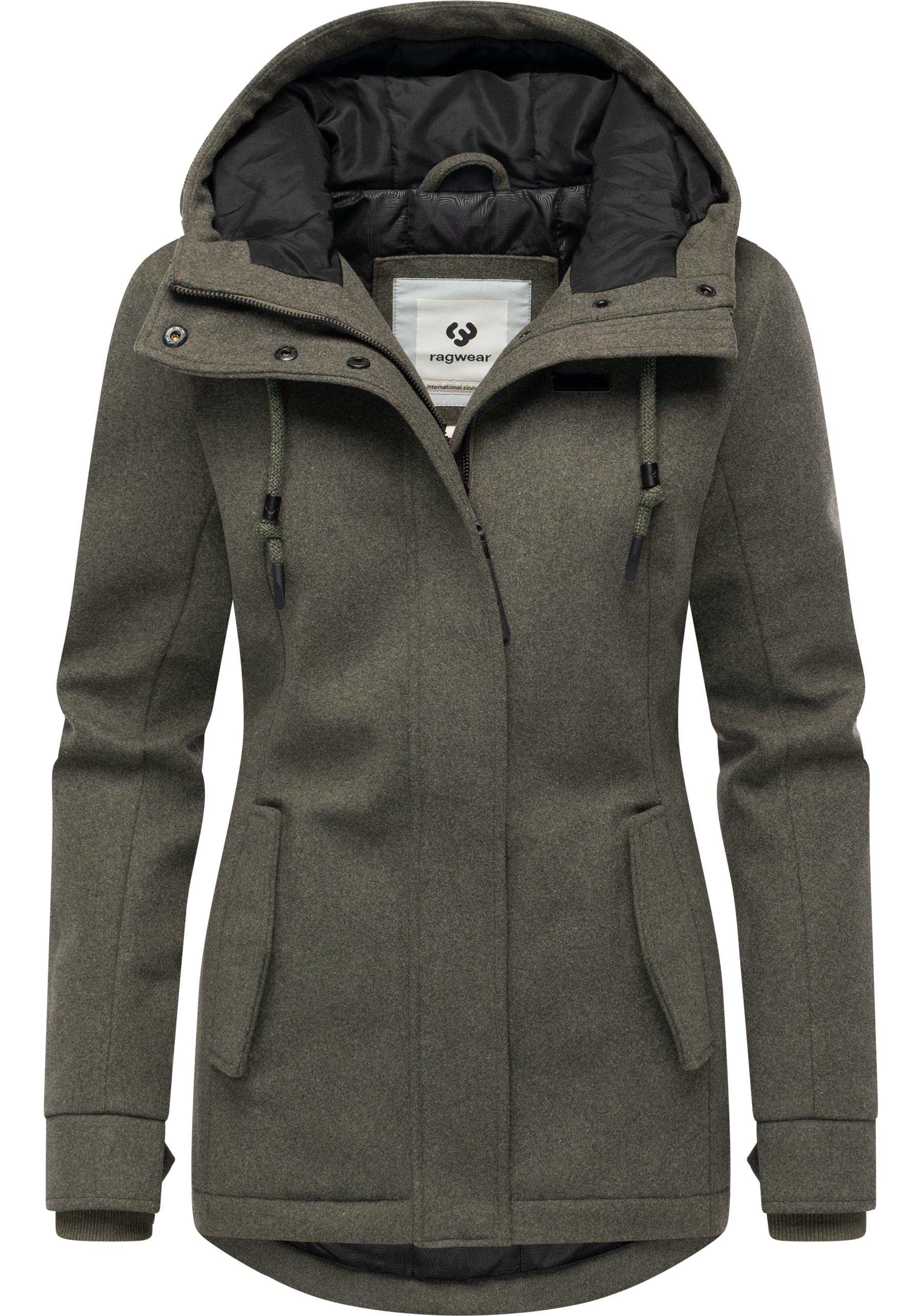 Ragwear Winterjacke »Monadde Felt YOUMODO«, mit Kapuze, Wasserfeste warme Jacke mit Kapuze