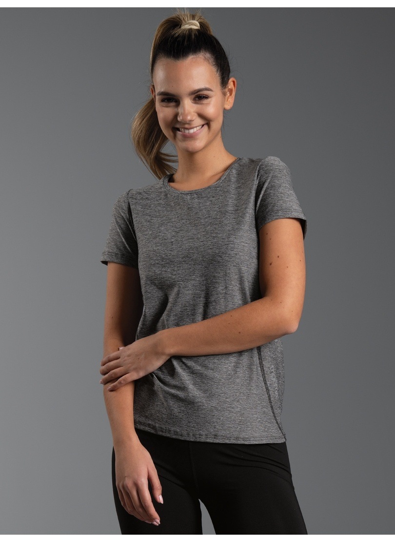 Trigema T-Shirt »TRIGEMA Sportshirt in Melange-Optik« 1 Stk.