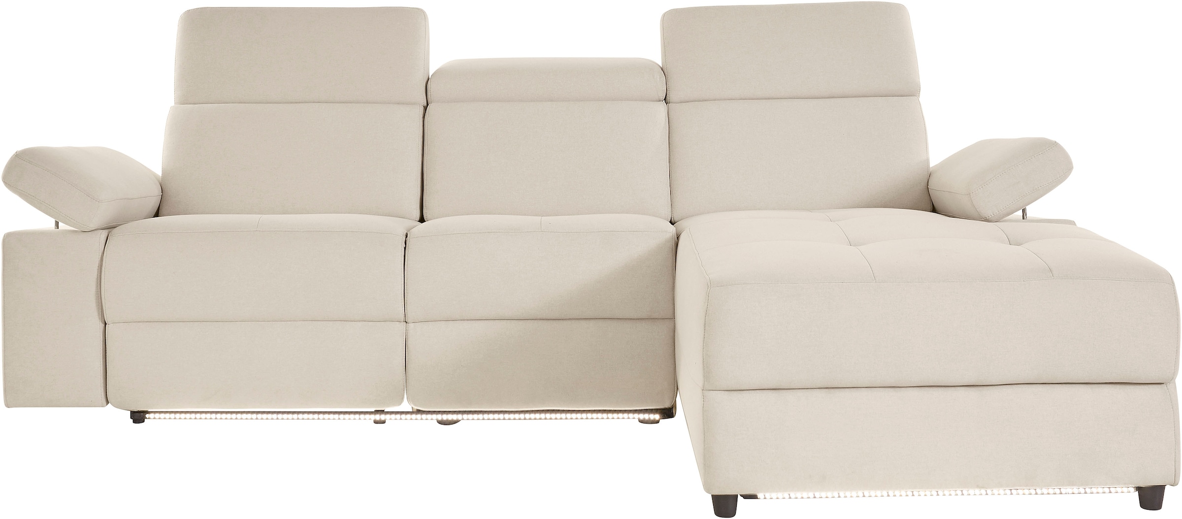 Home affaire "Kilado, L-Form," mit Relaxfunktion, verstellbarer Armlehne, K günstig online kaufen