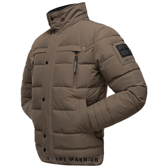 Stone Harbour Steppjacke »Witas«, mit Kapuze, gesteppte Herren Winterjacke  mit abnehmbarer Kapuze ▷ kaufen | BAUR