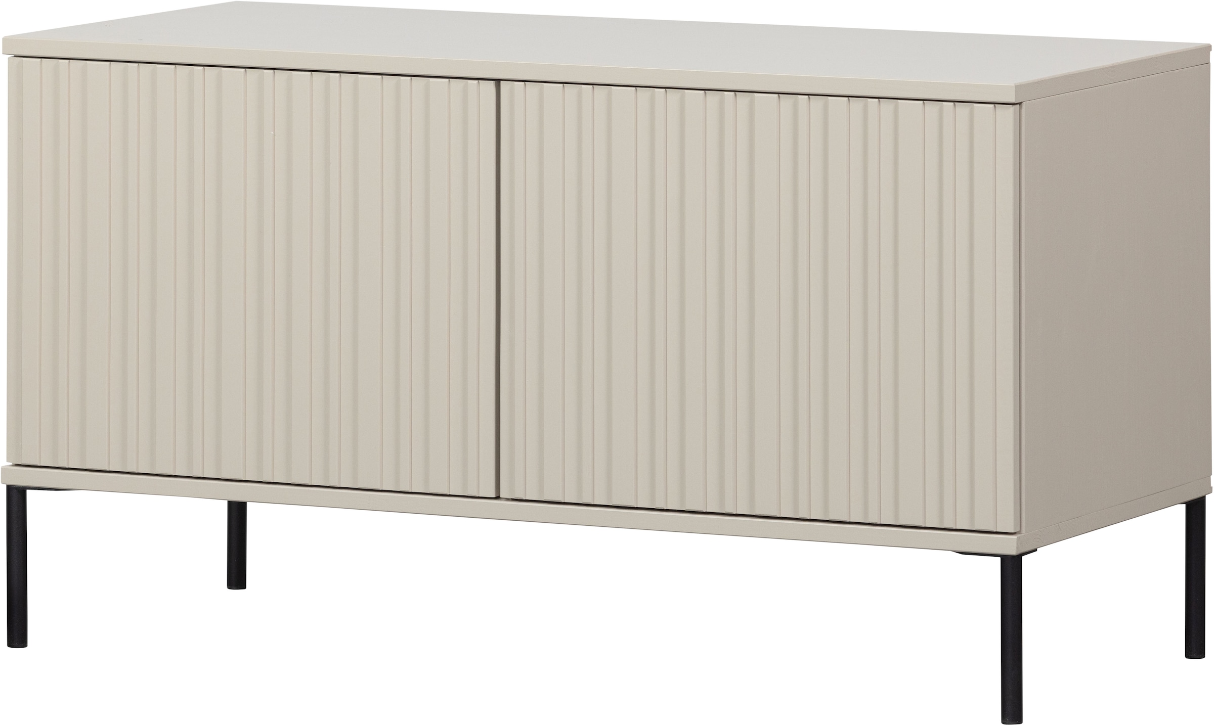 WOOOD Sideboard "New Gravure FSC Mix holz mit Druckmechanismus H 56 x B 150 x T 44 cm" Das Gravure New TV-Möbel von WOOOD mit Stil, Stauraum und Push-to-Open