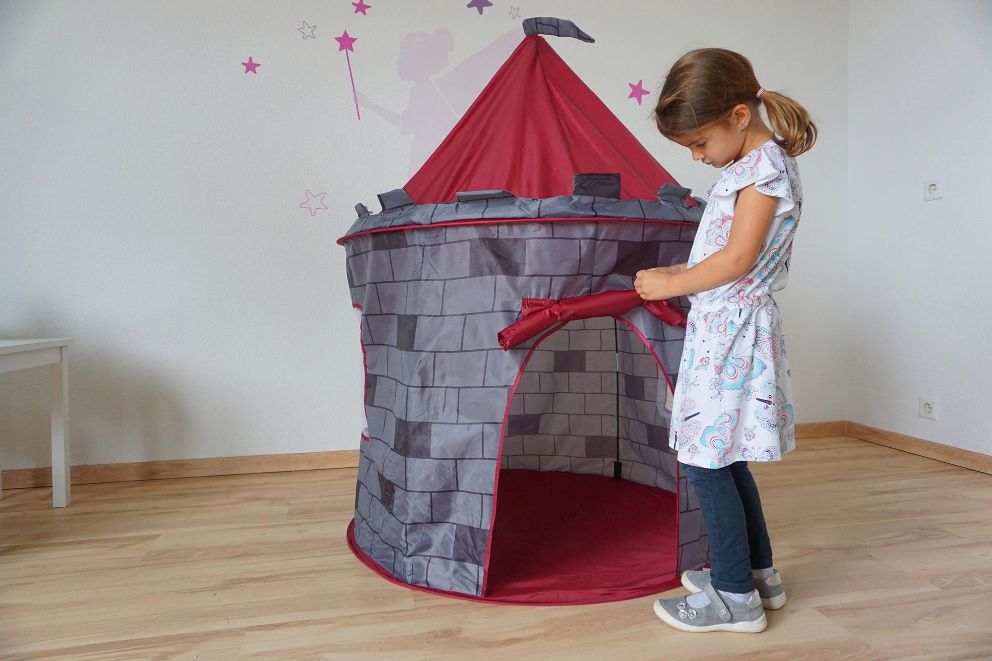 Knorrtoys Zeltstadt Mit Röhren - 3 Zelte + Krabbeltunnel Für Kinder