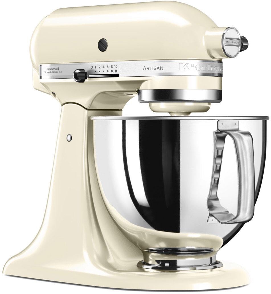 KitchenAid Küchenmaschine »5KSM175PSEAC ALMOND CREAM«, Gratis Wasserkocher, 2. Schüssel, Flexirührer. (Wert ca. 347,-UVP)