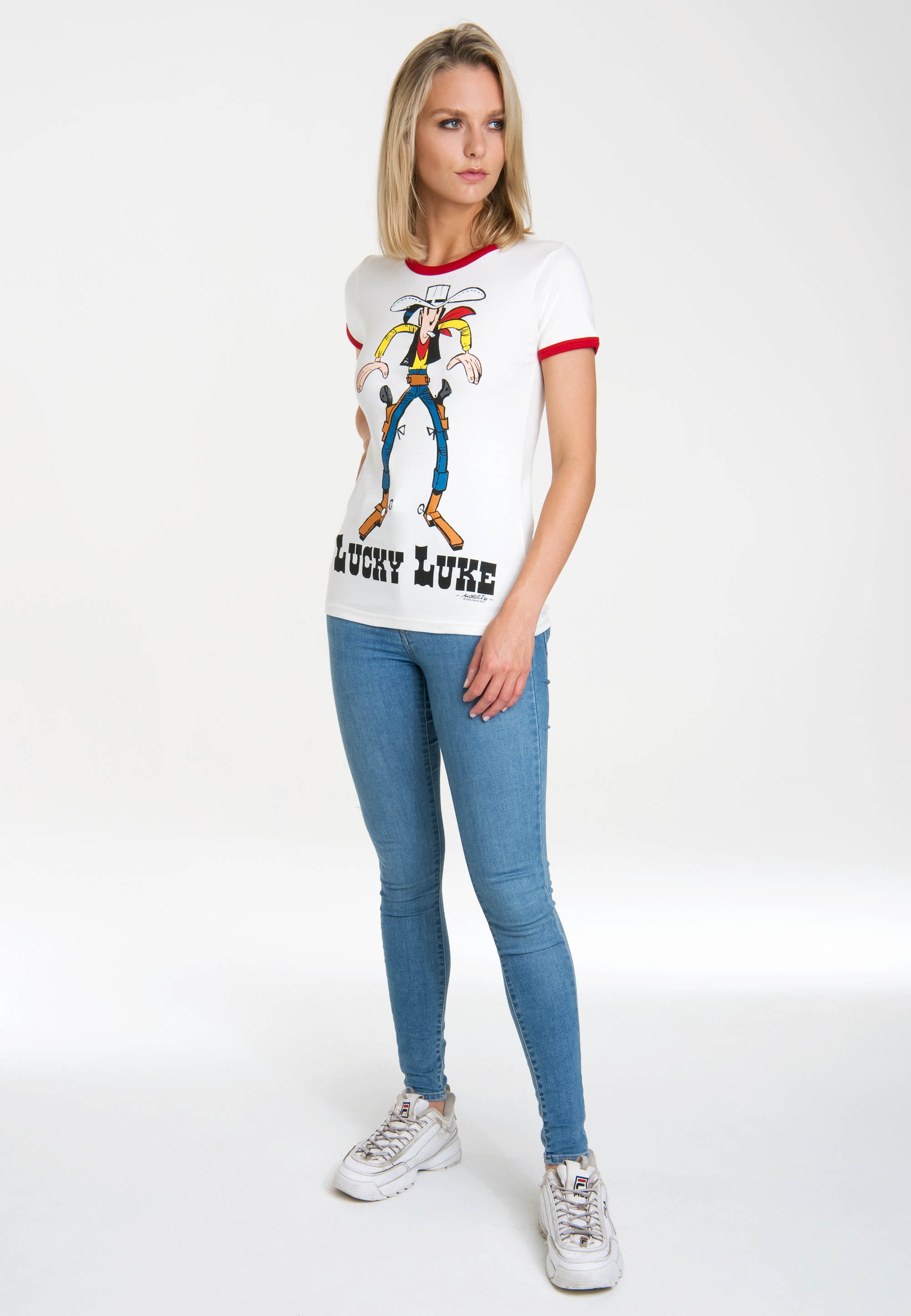 LOGOSHIRT T-Shirt »Lucky Luke«, mit lizenziertem Originaldesign