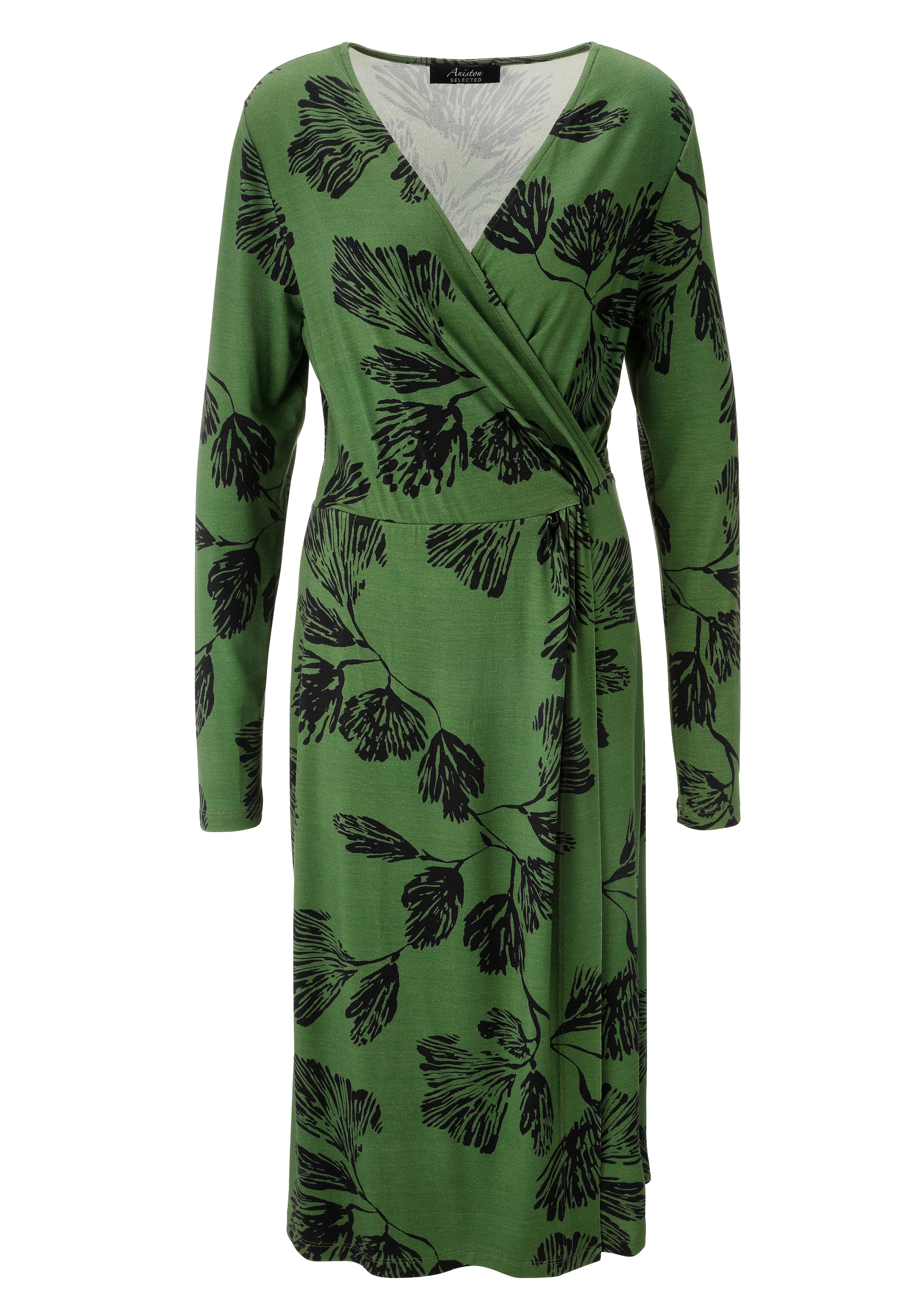 Aniston SELECTED Jerseykleid, in Wickeloptik - NEUE KOLLEKTION