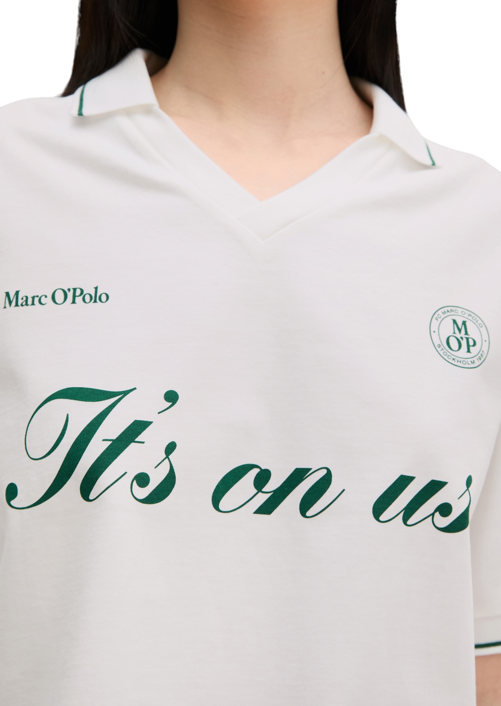 Marc O'Polo T-Shirt »aus Heavy Jersey«